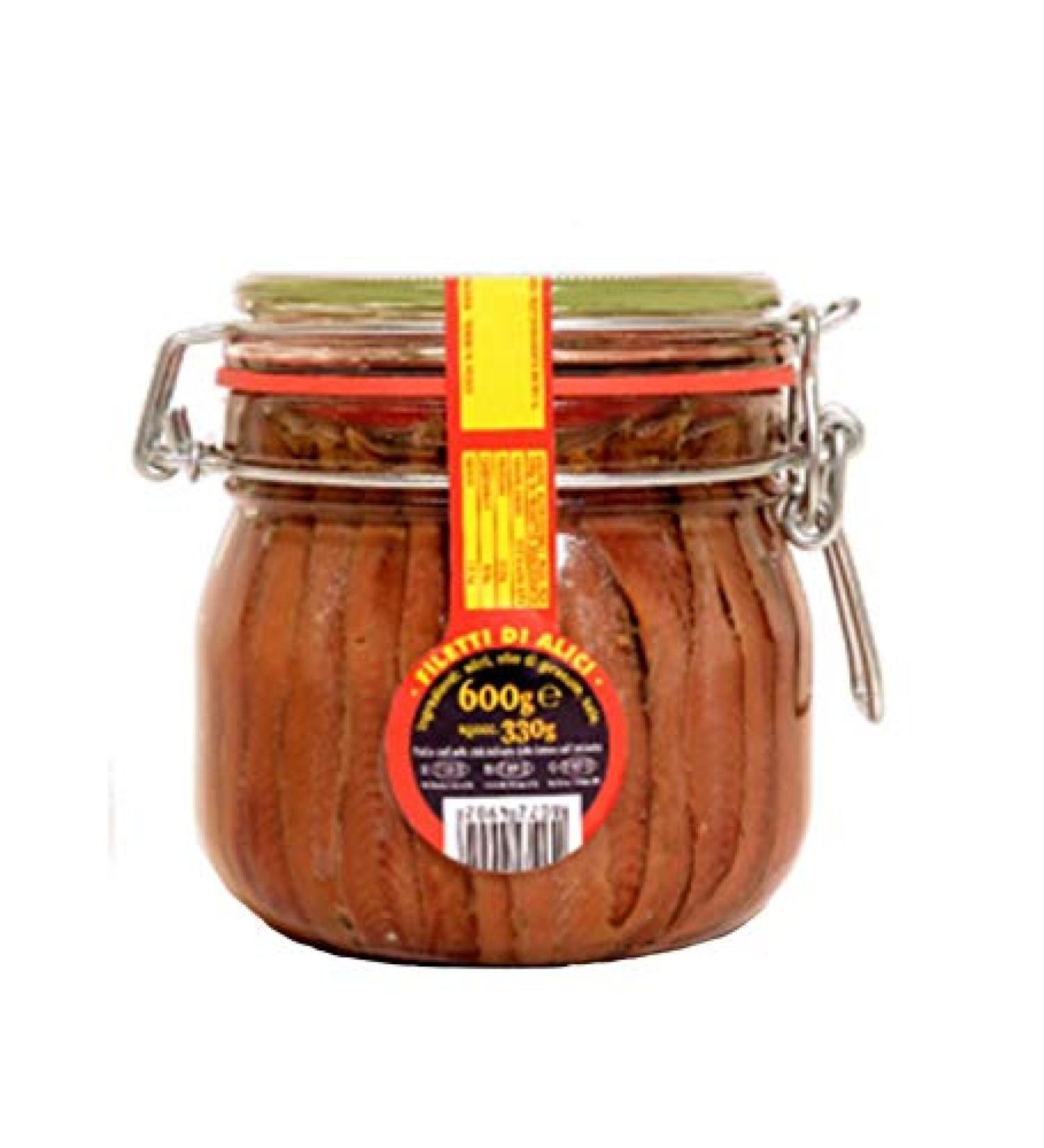FLOOTT ANCHOVY FILLETS IN A TERRINE JAR 600 GR