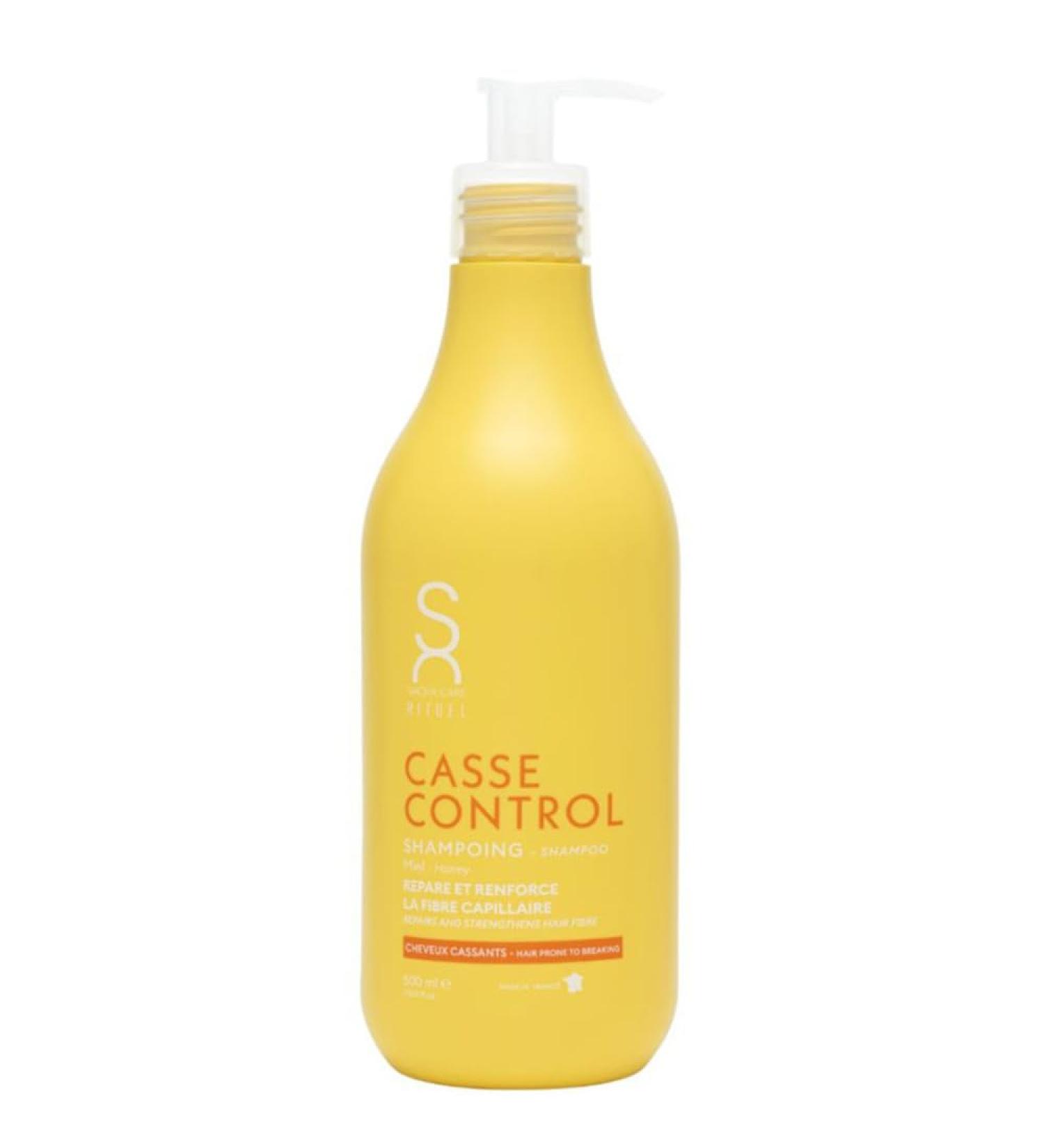 Sacha Care Rituel Casse Control Honey Shampoo - Hydration and Repair and Strengthening for Abrasimated Hair 500ml
