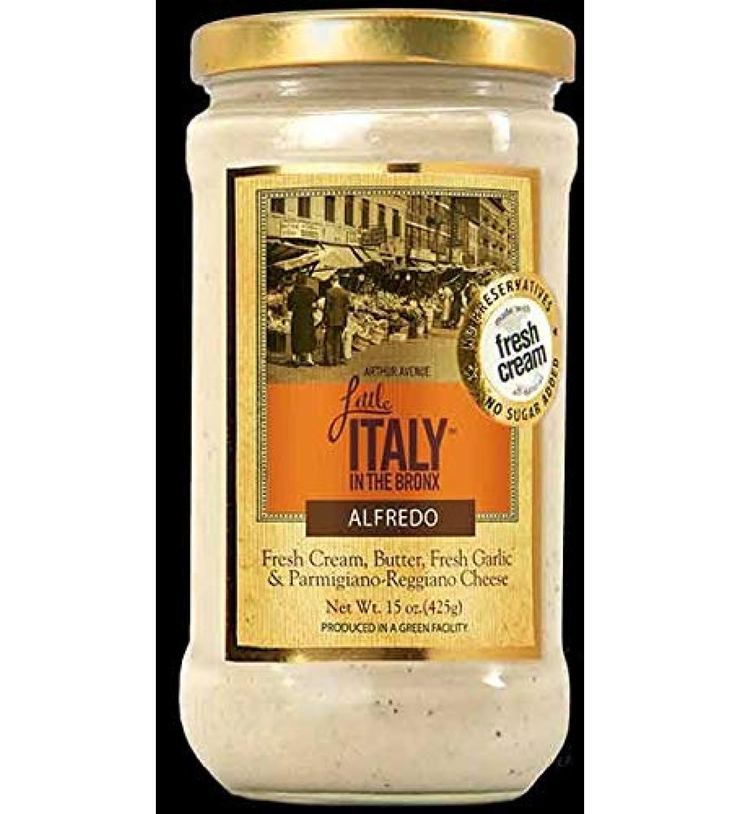 Little Italy In The Bronx Alfredo Sauce, 15 Ounce -- 6 per case