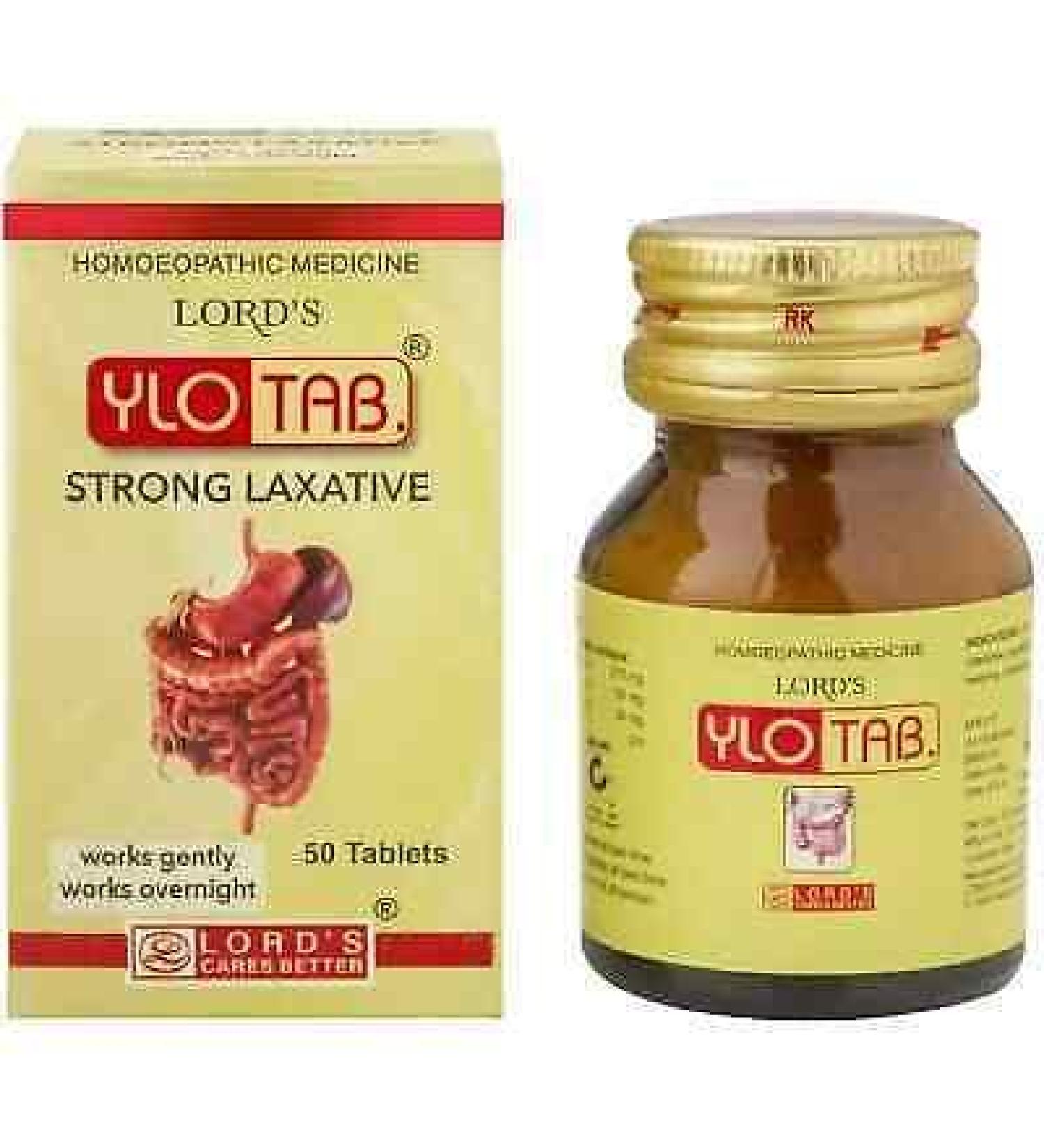Lords Ylo Tablets (50tab) + Free Ujala Eye Drops - Promotes eye health & clarity - Buy Online on GoSupps.com