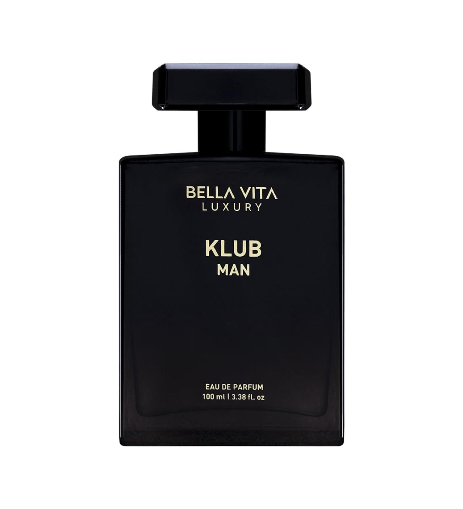 KLUB Men's Eau De Parfum (3.38 fl. oz.) | Intense Masculine Party Perfume for Men | Family: Citrus Spicy Woody Amber | Notes: Lemon Jasmine Rose Musk Amber Vanilla and Patchouli. - Buy Online on GoSupps.com