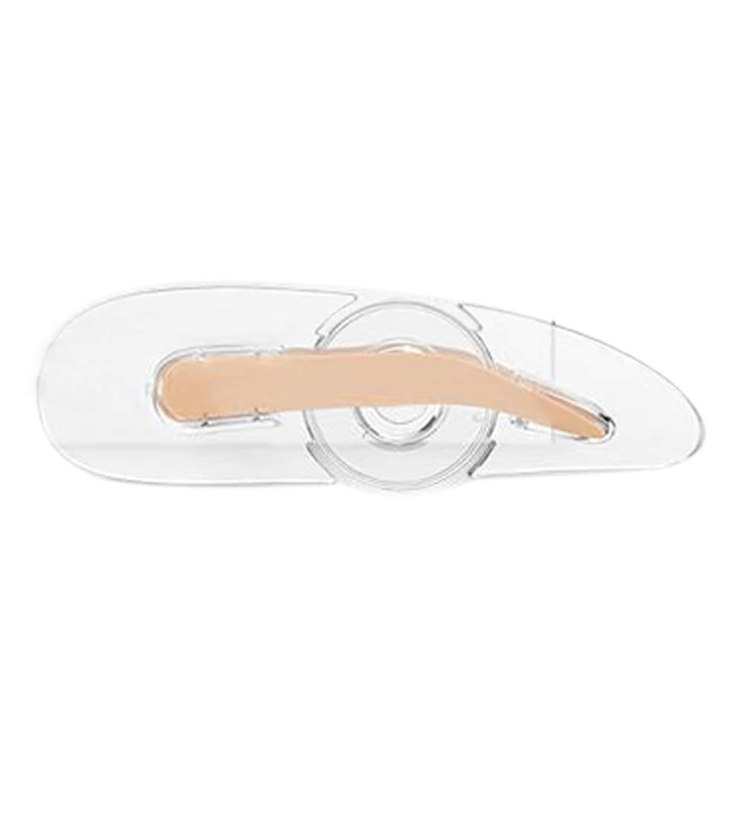 Meshin Adjustable Eyebrow Stamp Portable Three Type Eyebrows Makeup Tools Eyebrow Coloring Kit White - Buy Online on GoSupps.com