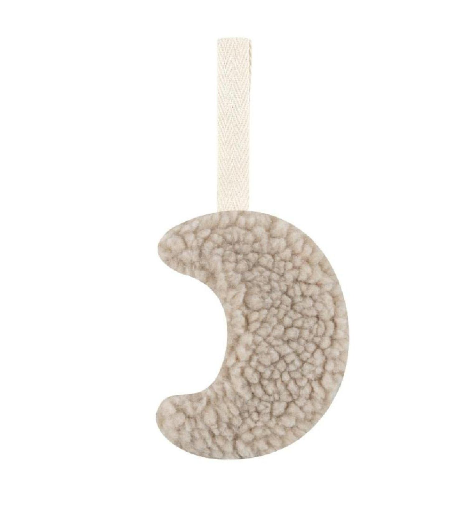 Apooke Soft Plush Moon Baby Pacifier Clip & Bite Ring Organizer - Anti-Drop Holder for Infants | Perfect Baby Gifts for Boys & Girls - Buy Online on GoSupps.com