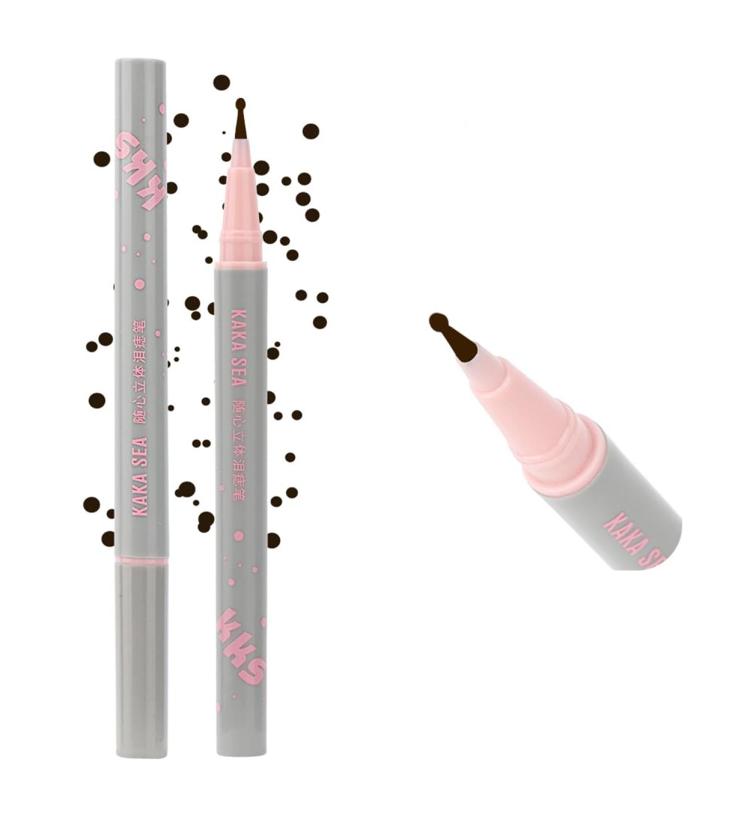 Buy Lacrimal Nevus Pen | Natural Realistic Waterproof Freckle Makeup Pen - Small Round Head Freckle Pen in Natural Brown - Perfect for Flawless Skin - Buy Online on GoSupps.com