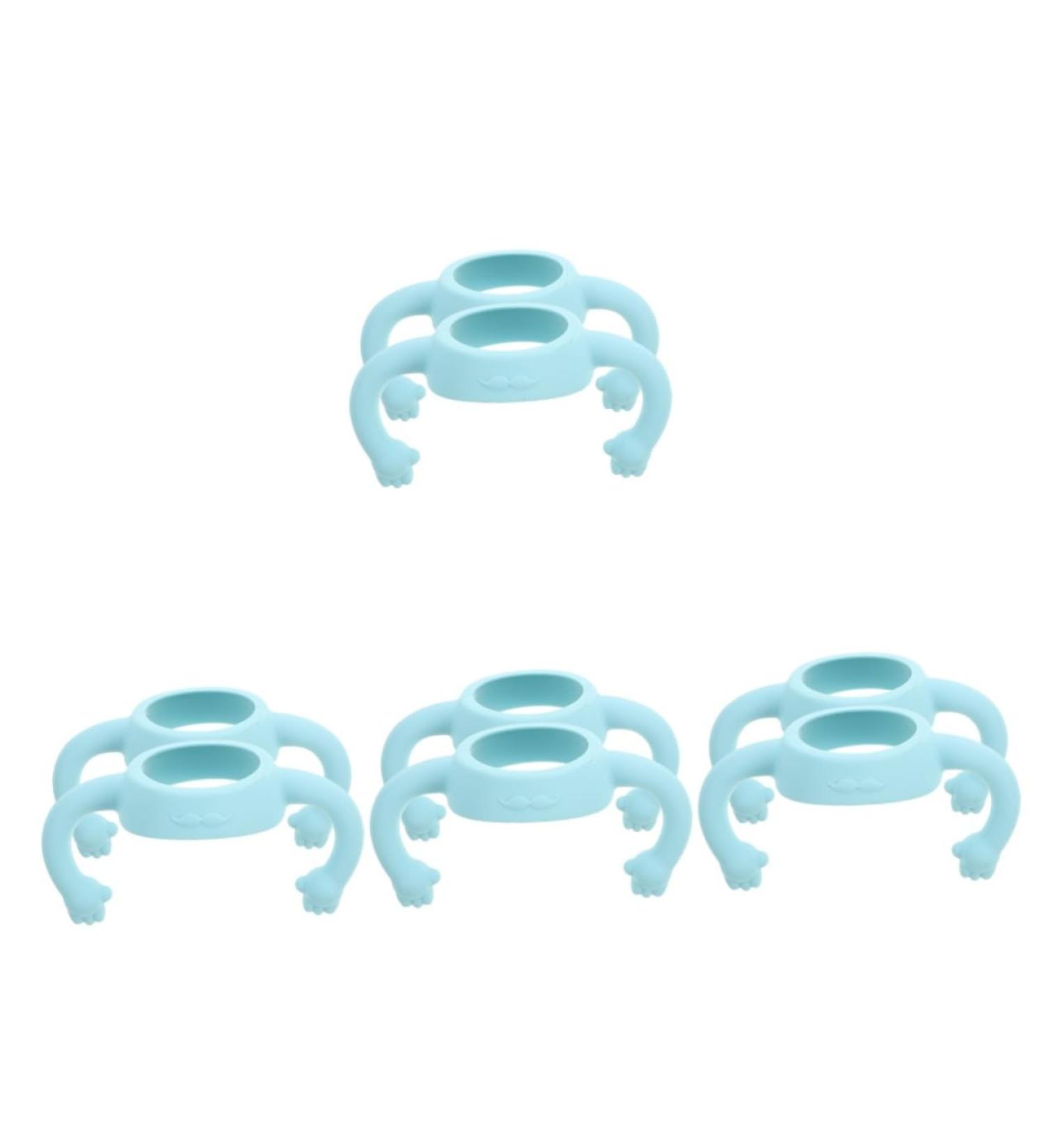 ifundom 8 Pcs Bottle Handle Bottle Grip Silicone Bottle Grip Bottle Grip Bottle Accessories Milk Bottle Grips Bottle Grip Wide Mouth Newborn Feeder 14.00X5.00X5.00CMx4pcs Sky-bluex4pcs - Buy Online on GoSupps.com