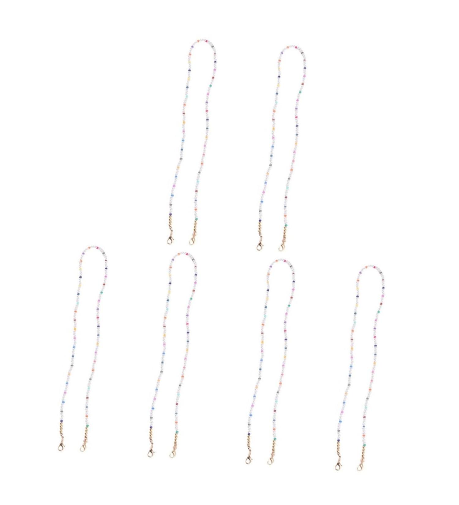 Shop Minkissy 6-Piece Mask Glasses Hanging Chain for Ear Pressure Relief - Sturdy Children's Glasses Chain & Dream Pearls - Buy Online on GoSupps.com