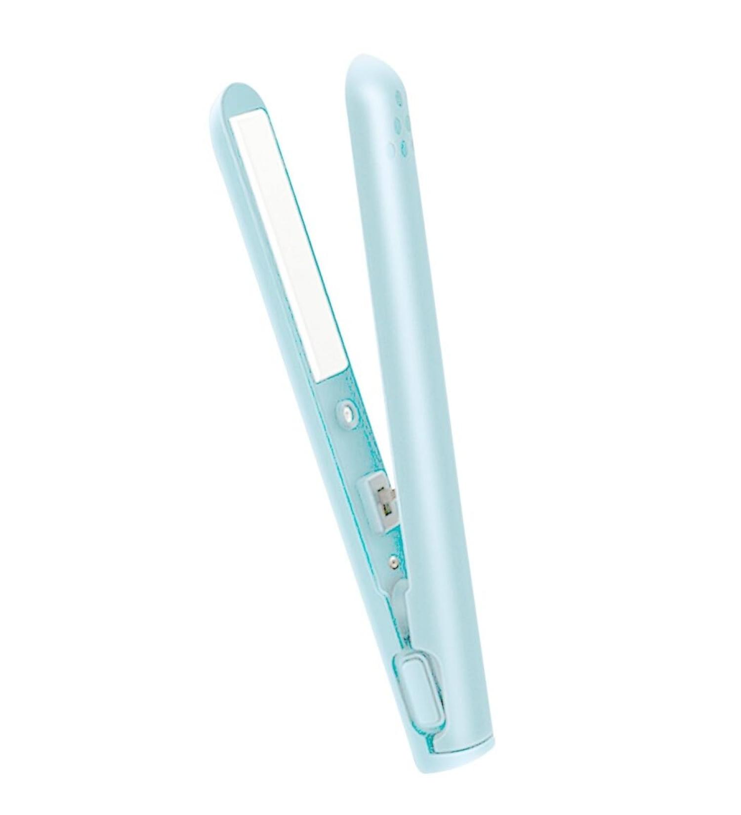 Professional Ceramic Hair Styling Iron - Cordless USB Rechargeable Flat Iron for Effortless Straightening - Buy Online on GoSupps.com