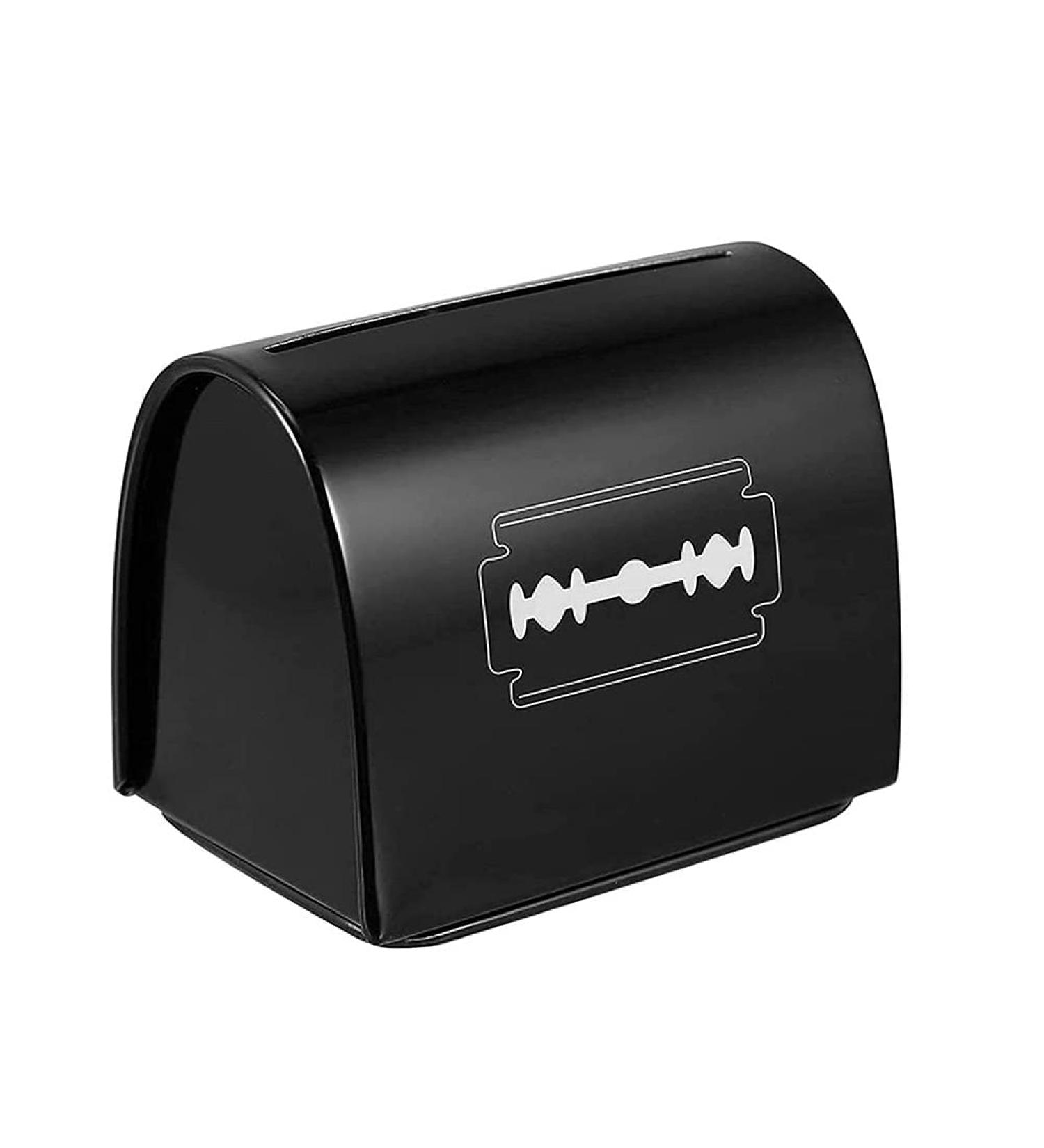 Portable Razor Blade Disposal Case - Sealed Design for Safe Storage & Disposal | International Shipping Available - Buy Online on GoSupps.com