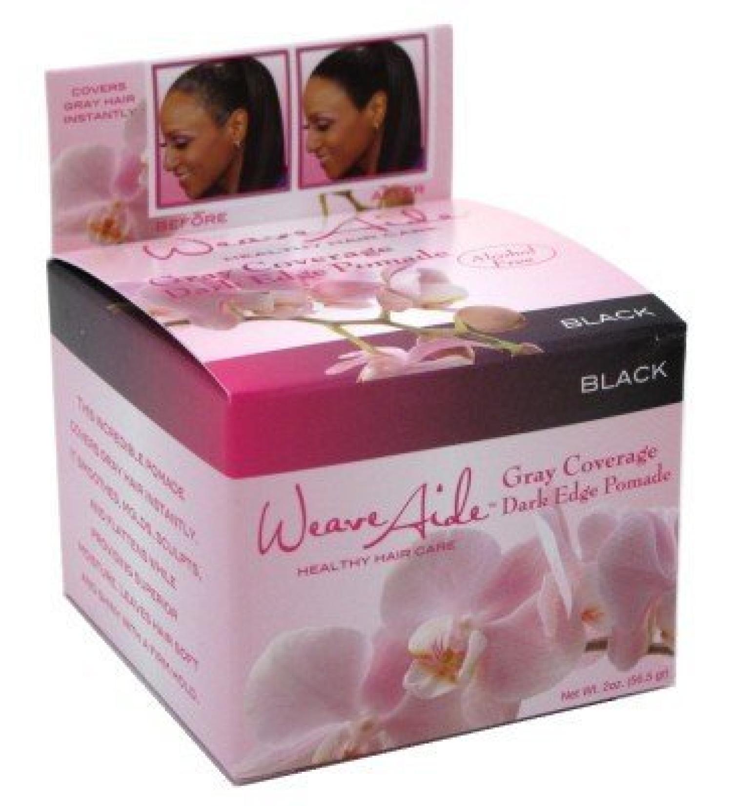 Swing It Weave Aide Gray Coverage Pomade Black 2 Ounce