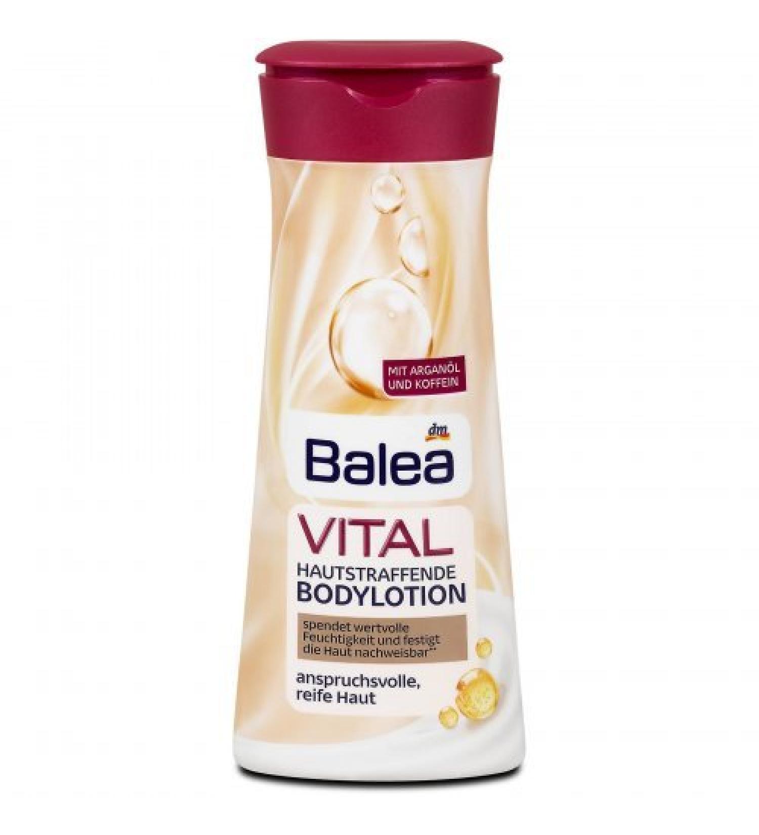 DM Balea Vital Skin Firming Body Lotion Contents: 400ml Body lotion for extra moisture and firms the skin.
