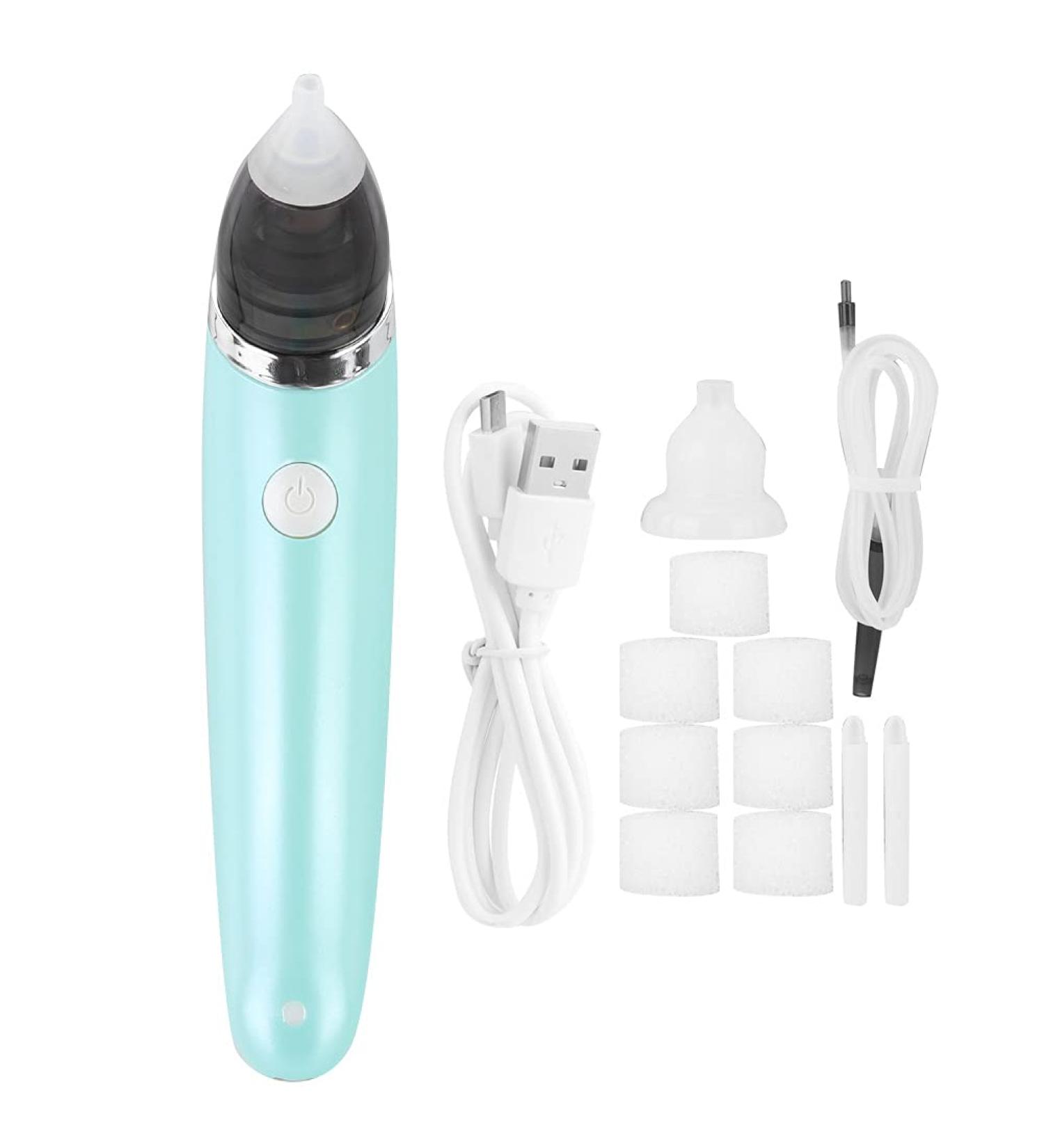 Electric Ear Nose Cleaner Nasal Aspirator Suction Earwax Remover - USB Charge, Itchy Relief for Babies & Kids - Buy Online on GoSupps.com