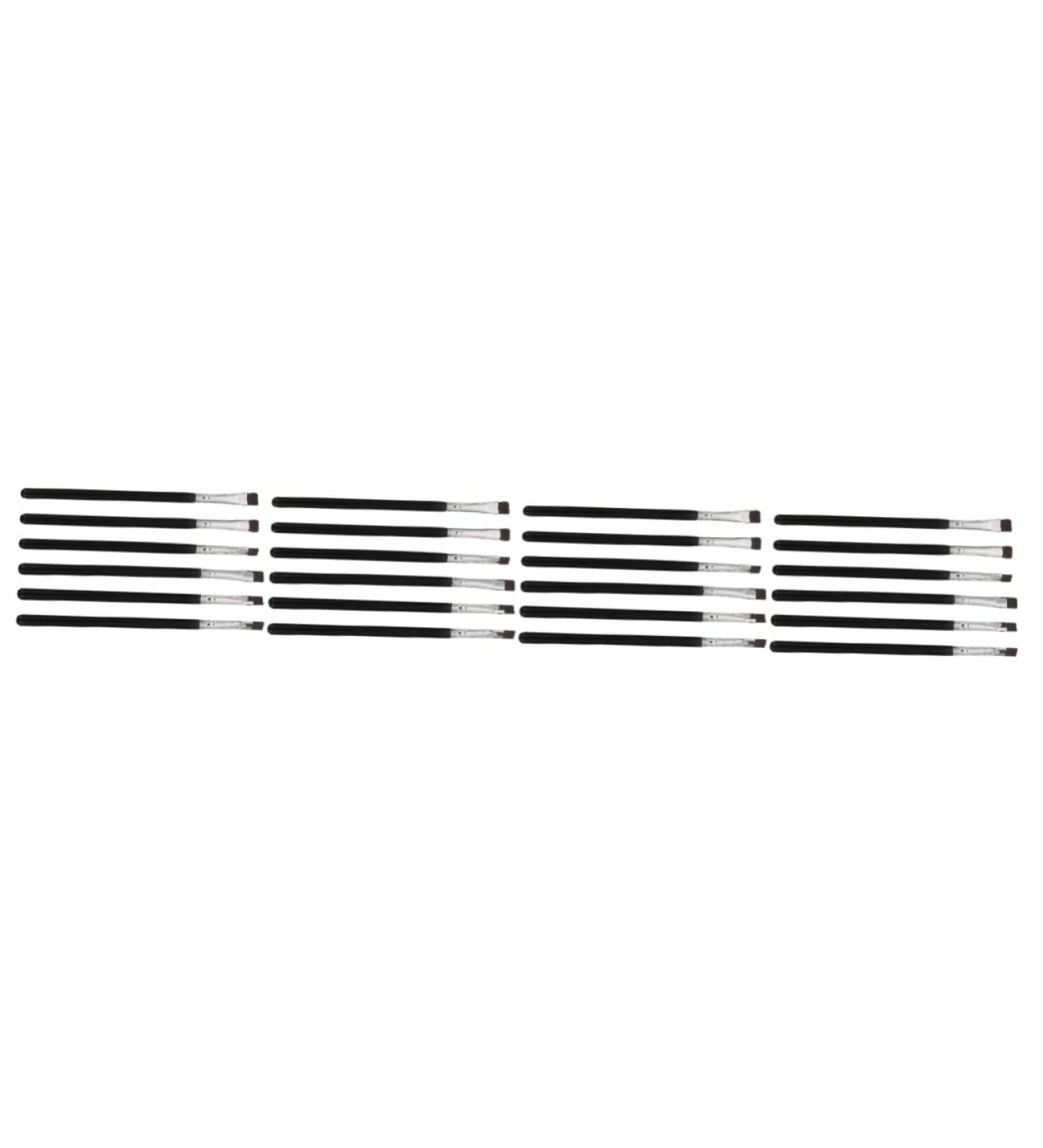 FOMIYES 24 Pcs Flat Eyebrow Brush Flat Brush Makeup Brush Eyeliner Brush Eye Liner Brush Make up Tool E20 - Buy Online on GoSupps.com