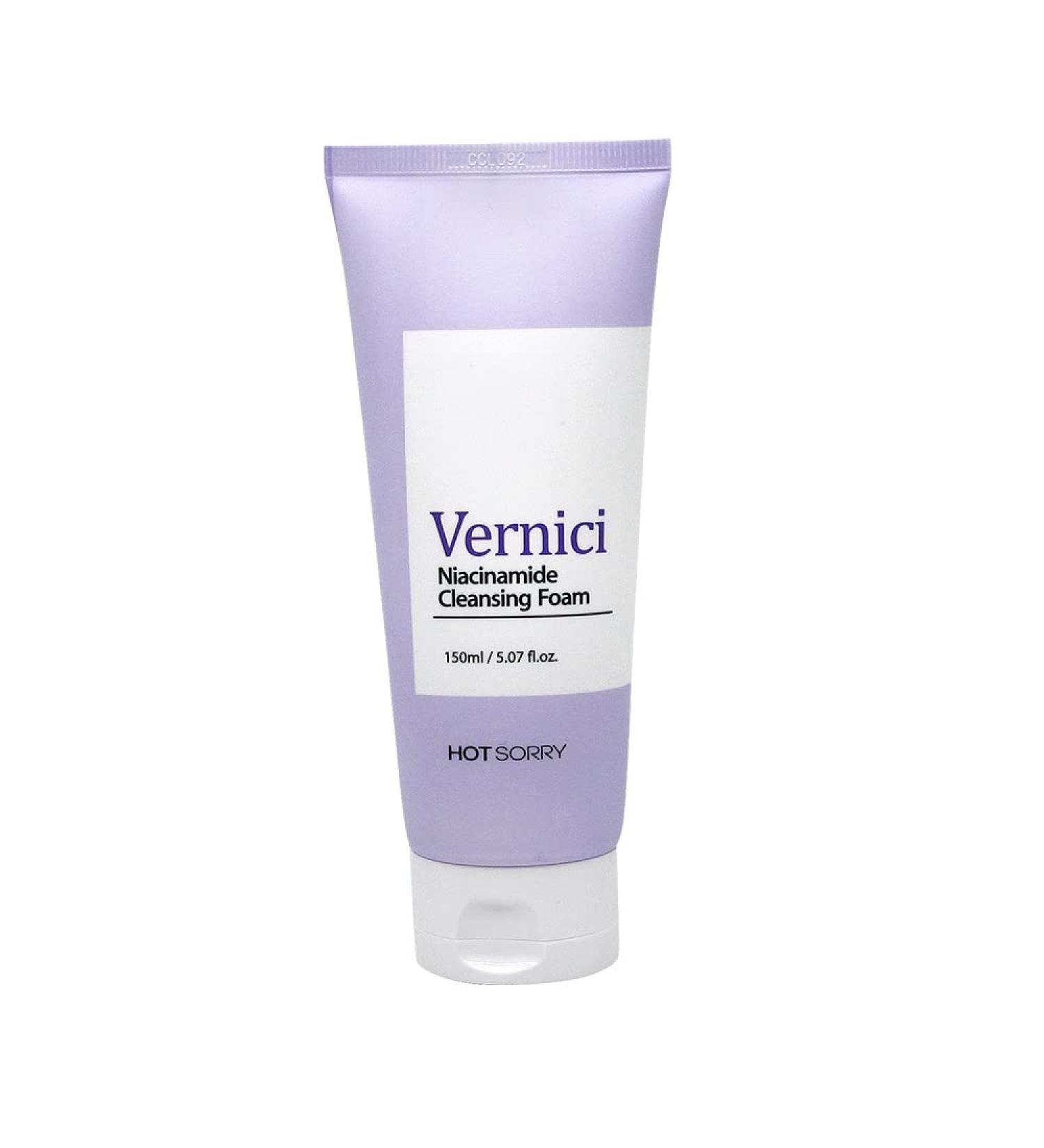 Vernici Niacinamide Cleansing Foam 150ml - Korean Moisturizing Bubble Wash | K-Beauty Skincare | Soft & Hydrating Cleanser - Buy Online on GoSupps.com