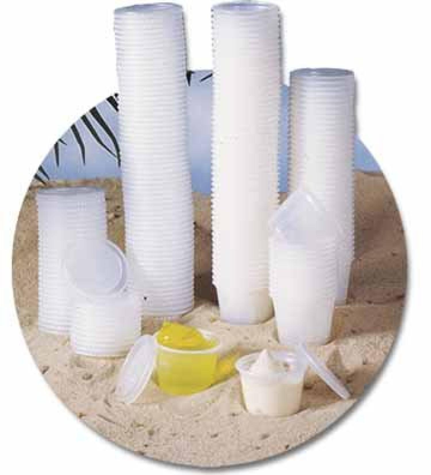 100 Cups & Lids 1 Ounce for Tanning Lotion Sampling or Jello Shots