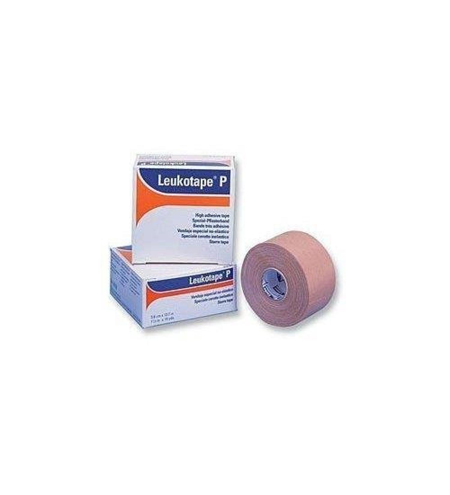 Leukotape P Combo Pack (Leukotape P Sportstape & Cover-Roll Stretch Non-Woven Bandage) (Pack of 4 (2 of 1.5 in x 15 yard Sportstape & 2 of 2 in x 10 yard Bandage))