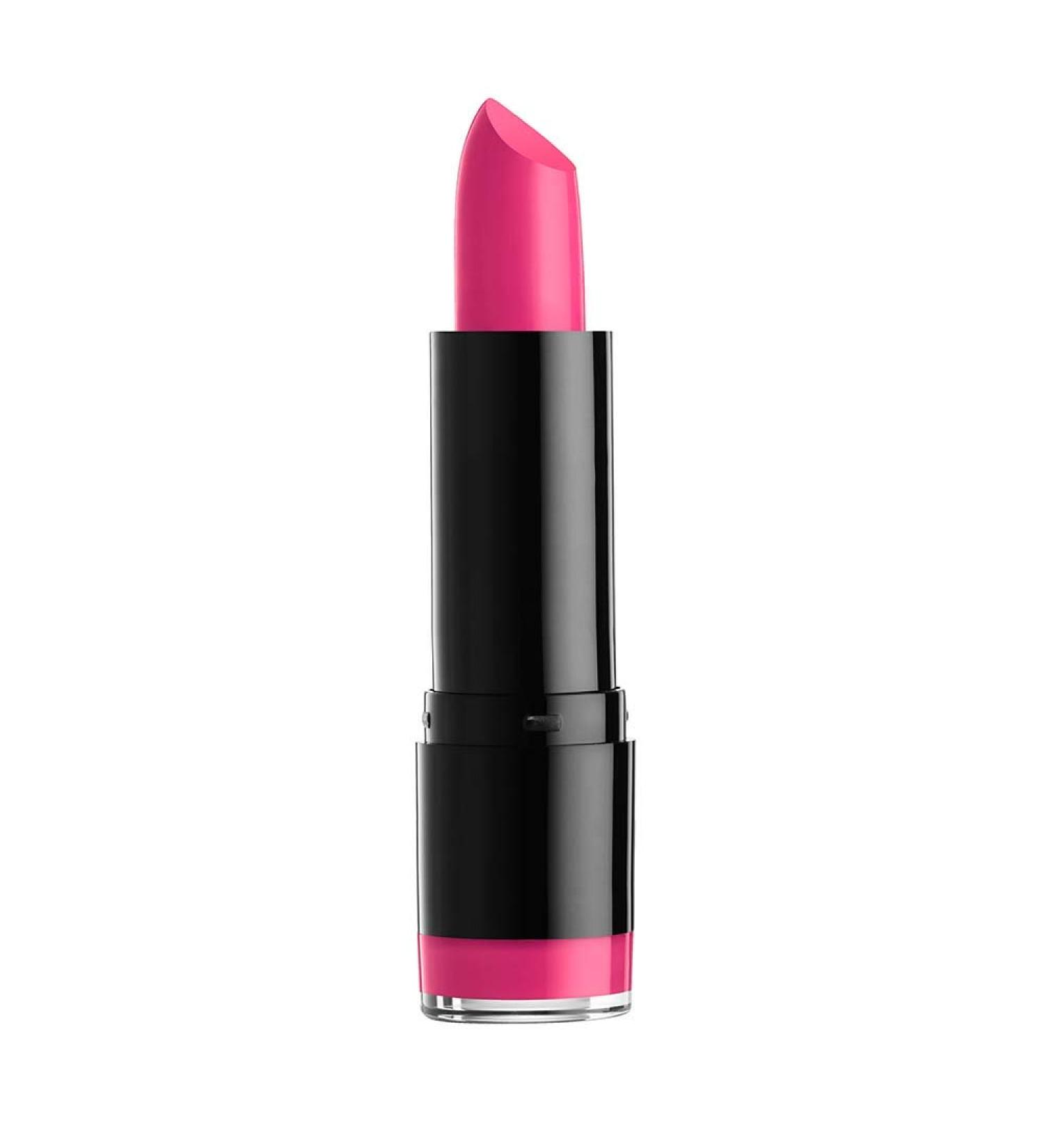 NYX Hot Pink Extra Creamy Round Lipstick - Blue-Toned Bright Pink 0.14 oz - Buy Online on GoSupps.com