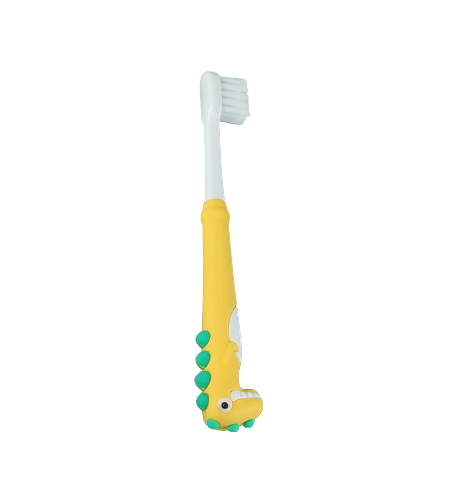 Buy Soft Hair Children's Toothbrush - Sweet Dinosaur Cartoon - Ideal for Ages 3-12 | Independent Packaging | DNW308 - 1 Pack - Buy Online on GoSupps.com