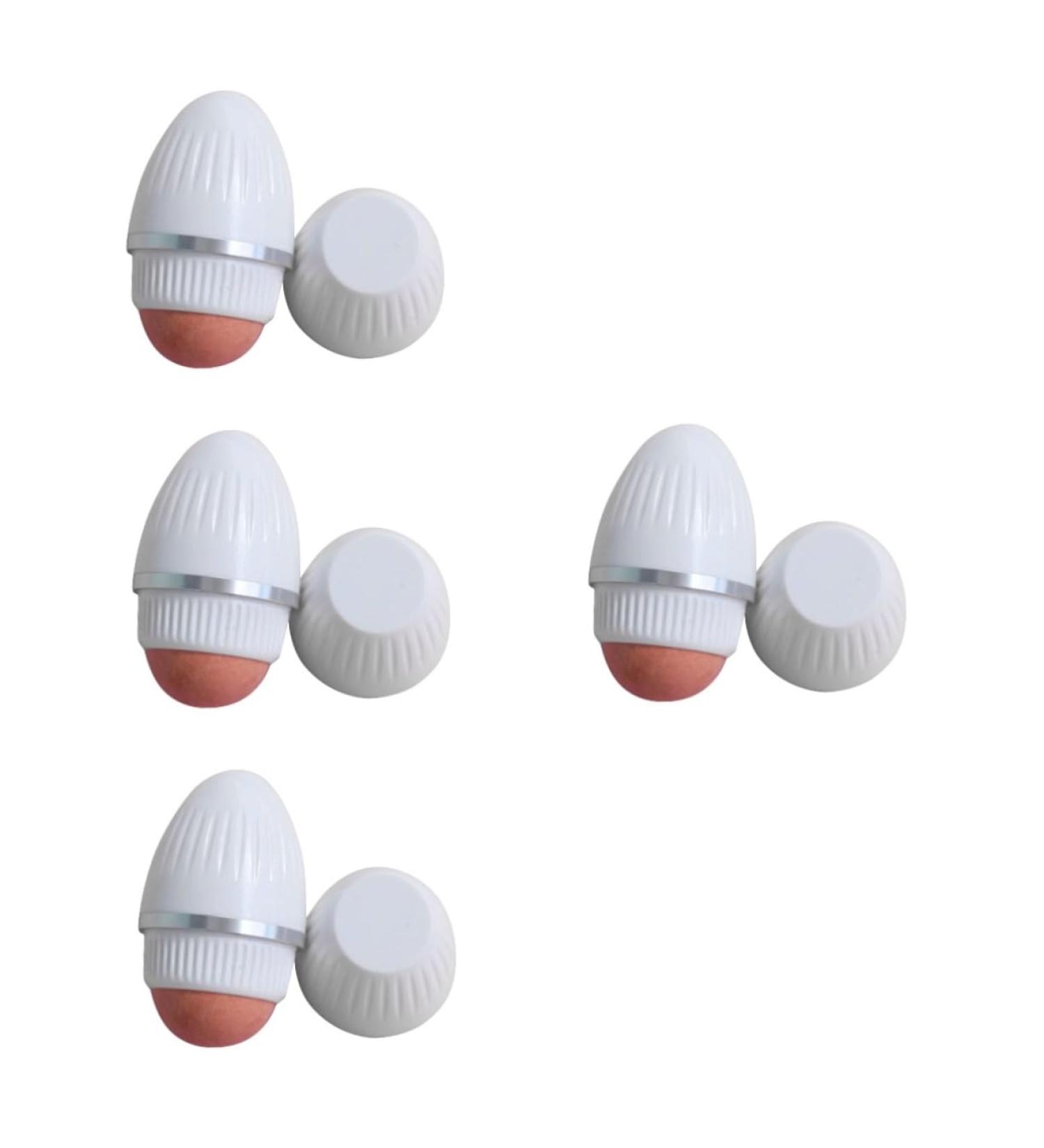 Beavorty 4pcs Oil Absorbing Beauty Stick Walker Roller Oil Absorbing Ball Plastic White Remove Oil 5.70X3.00X3.00CMx4pcs Whitex4pcs - Buy Online on GoSupps.com