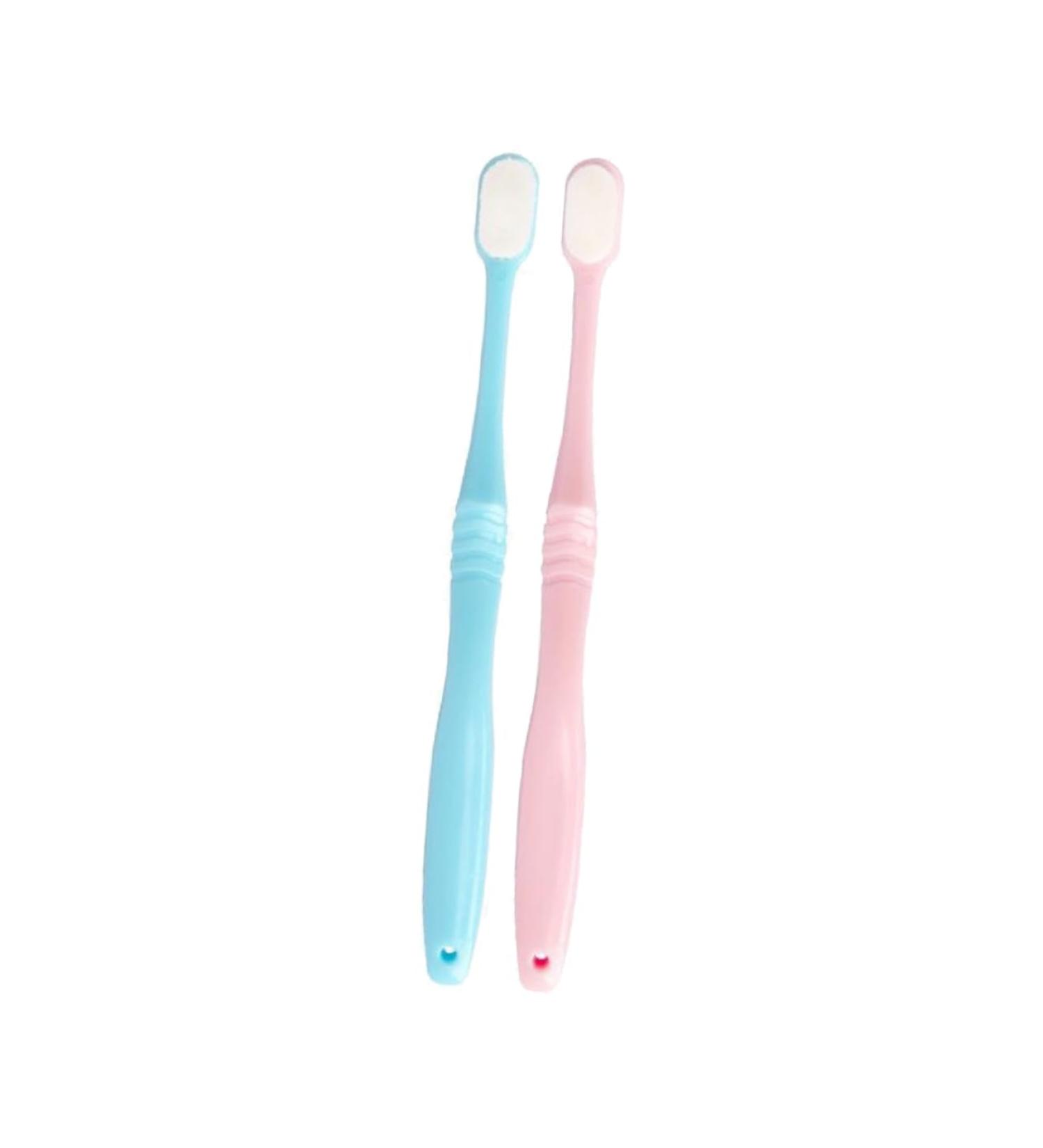 2-Pack Coal Toothbrushes - Extra Soft Micro Travel Toothbrush for Gentle Oral Care | Ideal for Pregnant Women & Postpartum Use - Buy Online on GoSupps.com