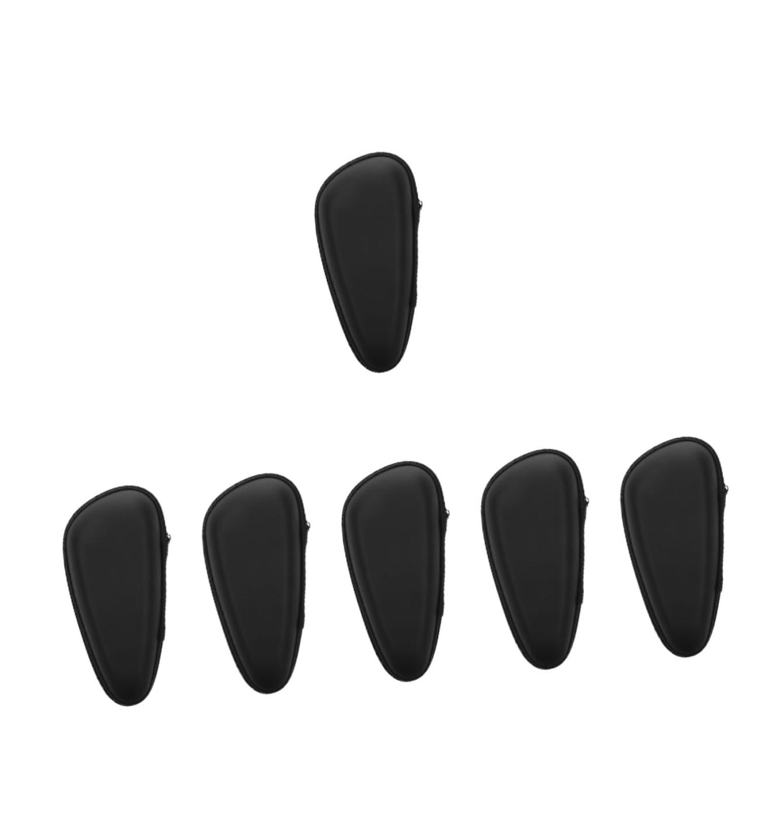 Minkissy 6-Pack Razor Storage Bag | Hard Case for Electric Shaver & Trimmer | Durable Anti-Case & Holder | Portable EVA Travel Suitcase - Schwarz - Buy Online on GoSupps.com