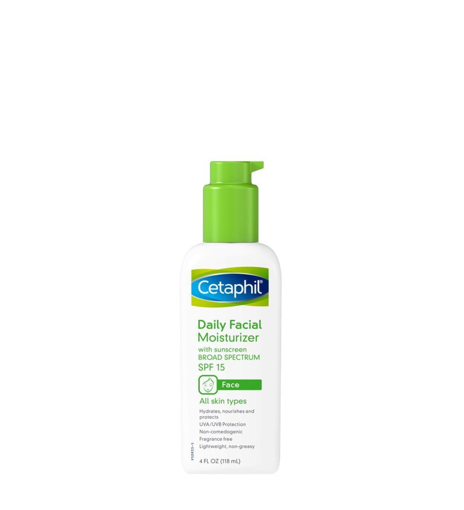 Cetaphil Fragrance Free Daily Facial Moisturizer  SPF 15  4 Ounce Fragrance Free 4 Fl Oz (Pack of 1)
