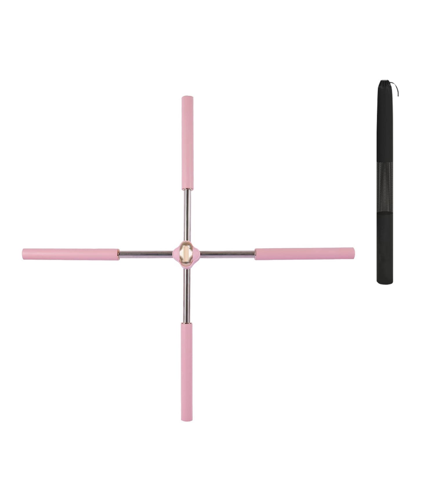 Grafken Adjustable Yoga Stick for Posture Correction - Pink | Back Brace for Adults & Kids - Buy Online on GoSupps.com