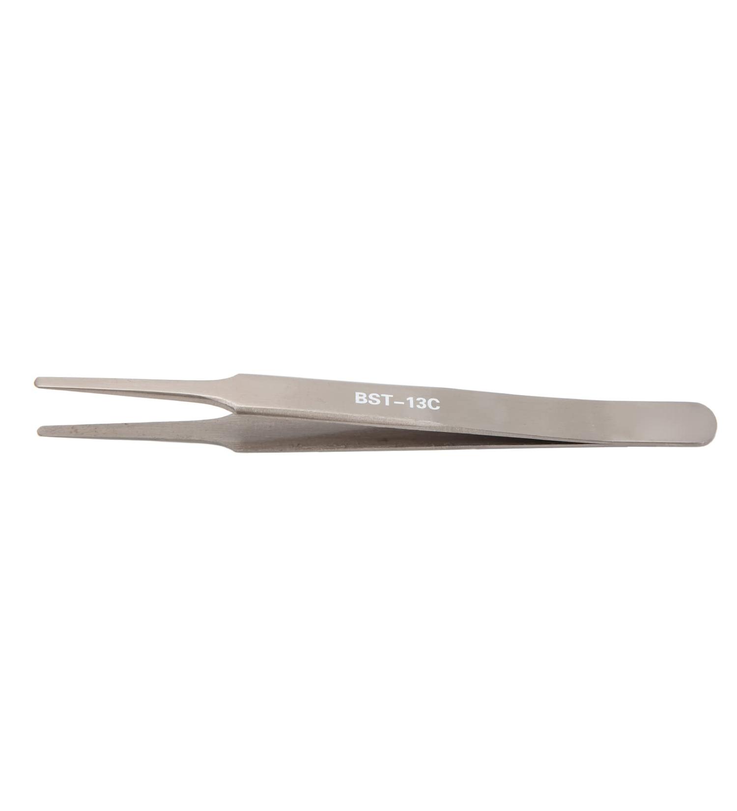High-Precision Stainless Steel Craft Tweezers - Acid & Impact Resistant for Semiconductors & Photovoltaics - Buy Online on GoSupps.com