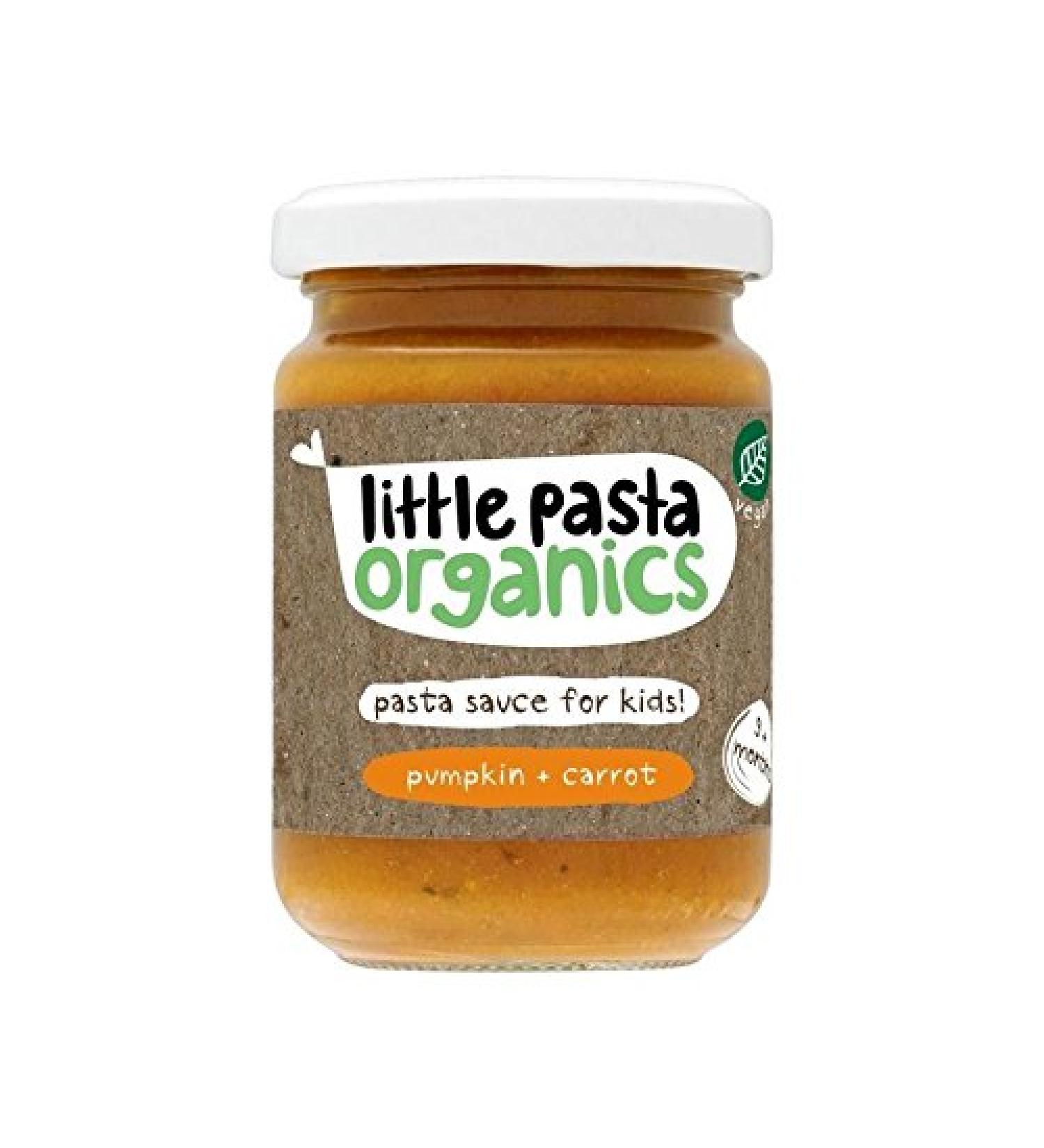 Little Pasta Organics Free from Pumpkin & Carrot Sauce 130g - Pack of 6