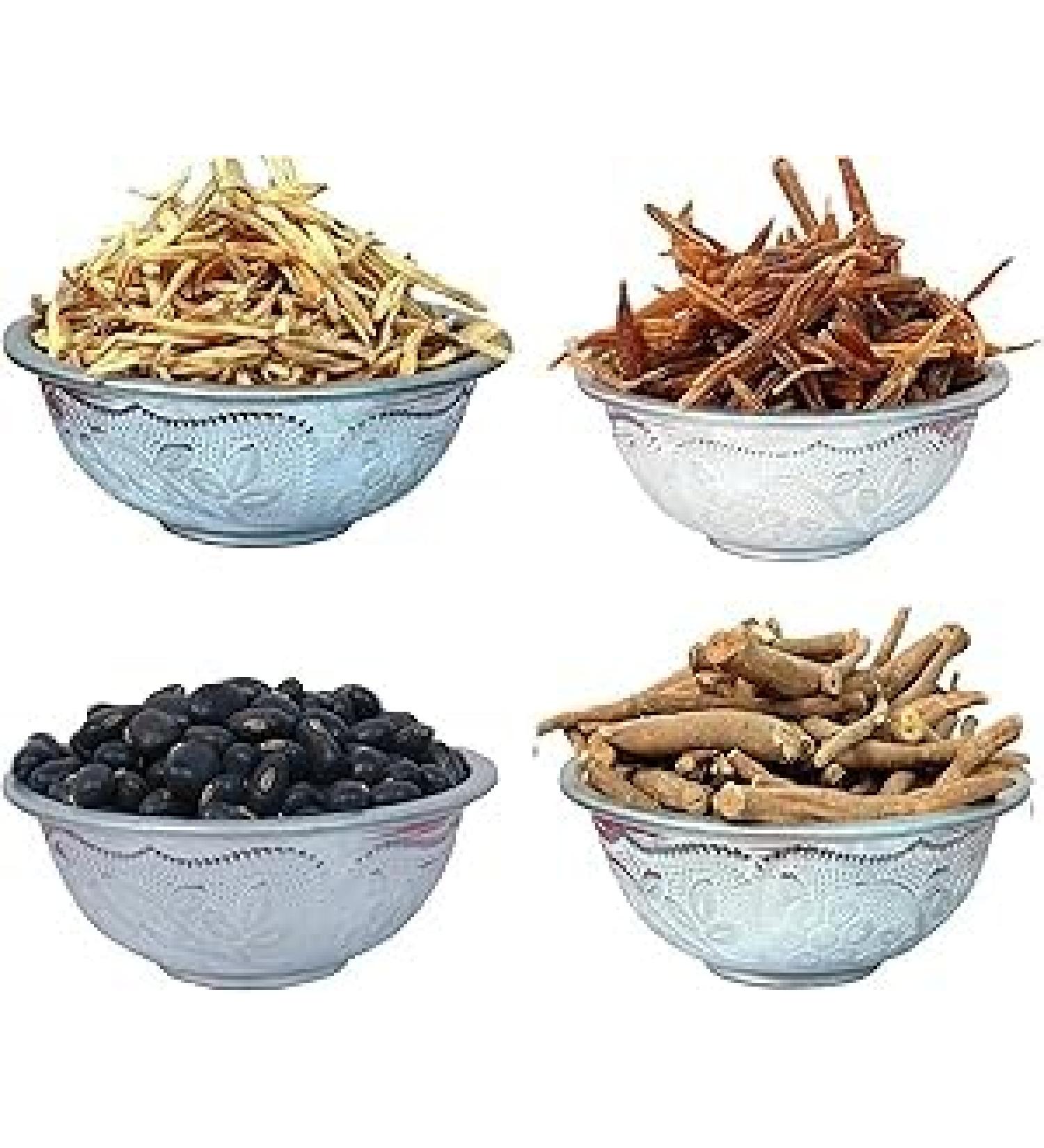 Shatavar Safed Musli Ashwagandha Kaunch Beej Combo Pack Seed 50 gram each total 200 gram