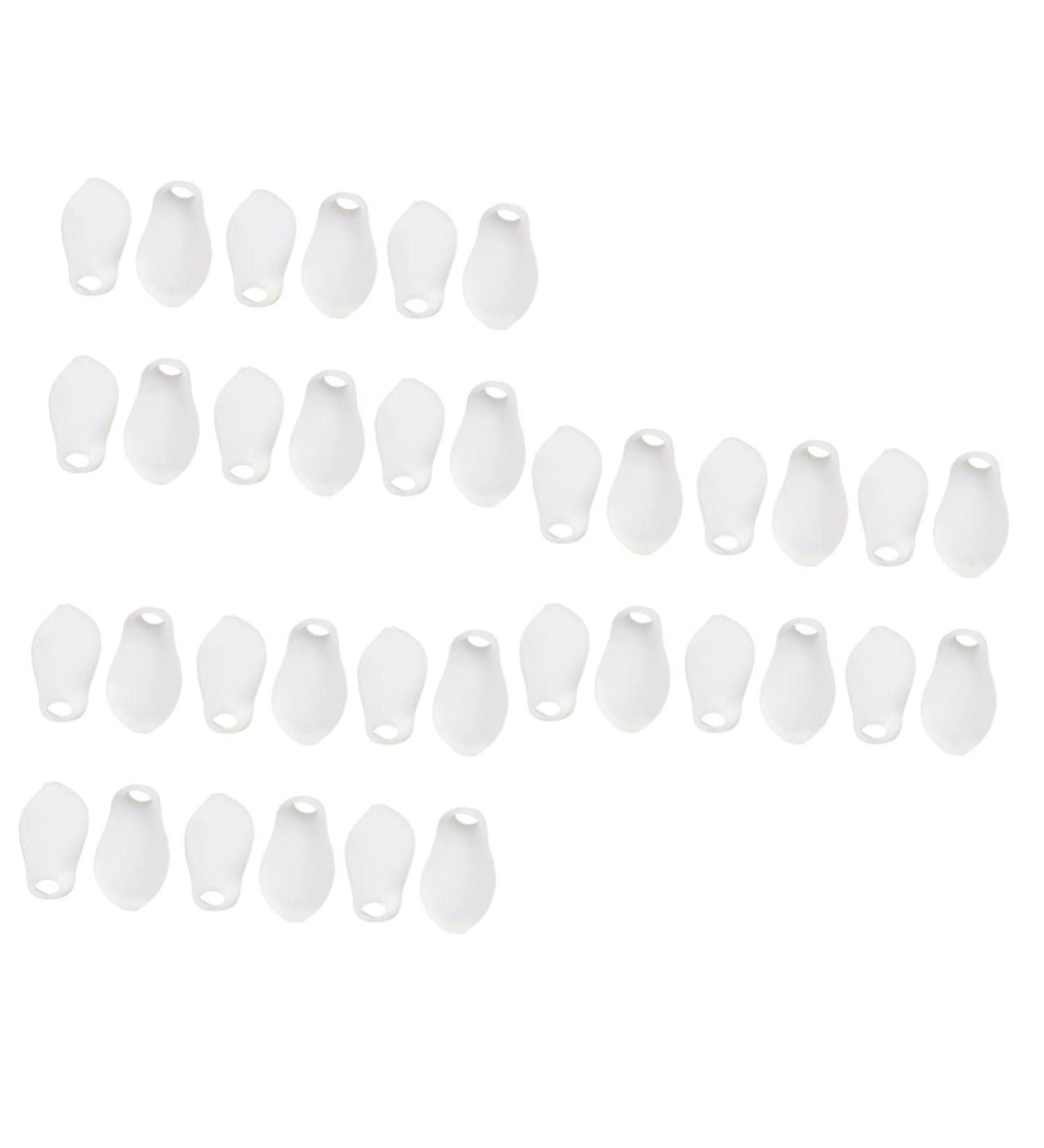 Little Toe Straightener & Protector Set for Hammer Toe - 3 Pairs | Bunionette Cushion Sleeve Included - Sebs P04 White - Buy Online on GoSupps.com