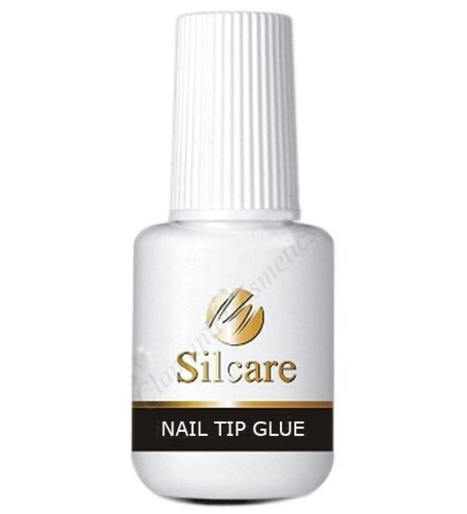 Silcare Nail Glue Tip Glue with Brush Nail Tips Glue Nail 7.5ml New