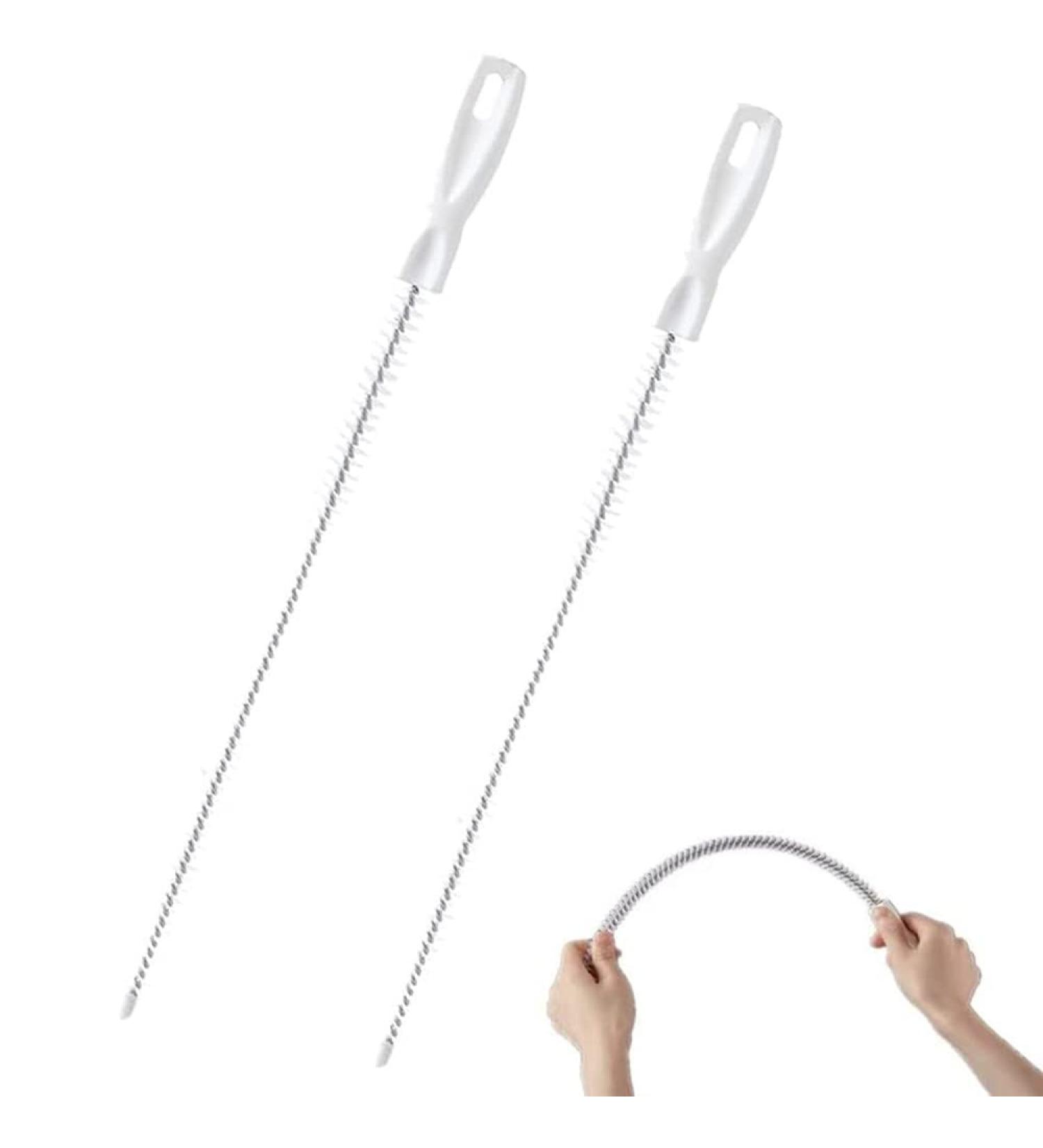 45cm Lengthened Bendable Pipeline Dredging Brush 2pcs Sink Drain Overflow Cleaning Brush Household Sewer Hair Cleaner Hair Drain Clog Remover Cleaning Tool for Kitchen Sink Bath Tub Toilet - Buy Online on GoSupps.com