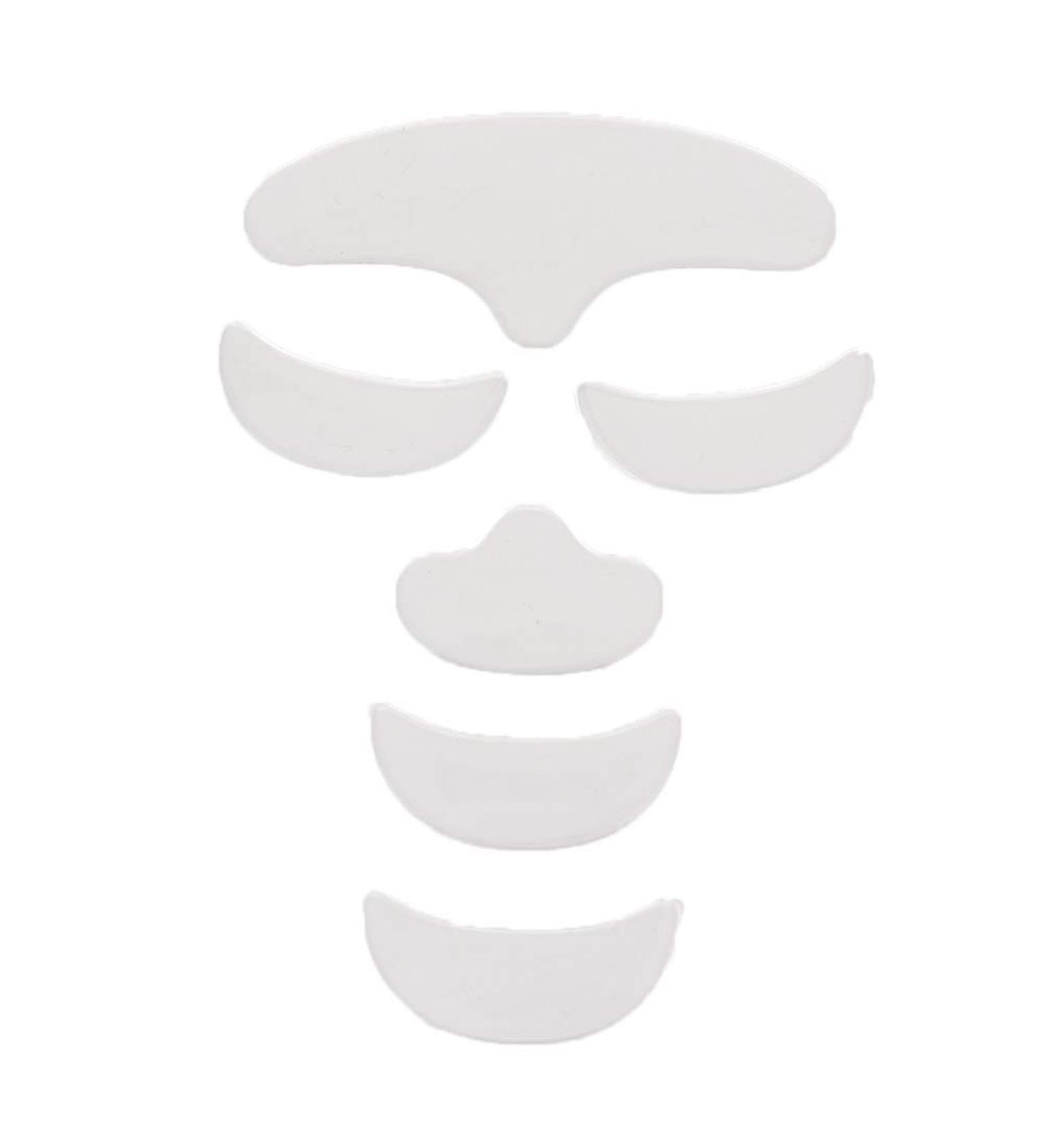 ZJchao Silicone Wrinkle Patches - 6Pcs Smile Lift Patch Set for Face - Reusable Skin Lifting Pads for Eye, Forehead, Chin - Reducing Wrinkles around Mouth and Upper Lip - Buy Online on GoSupps.com