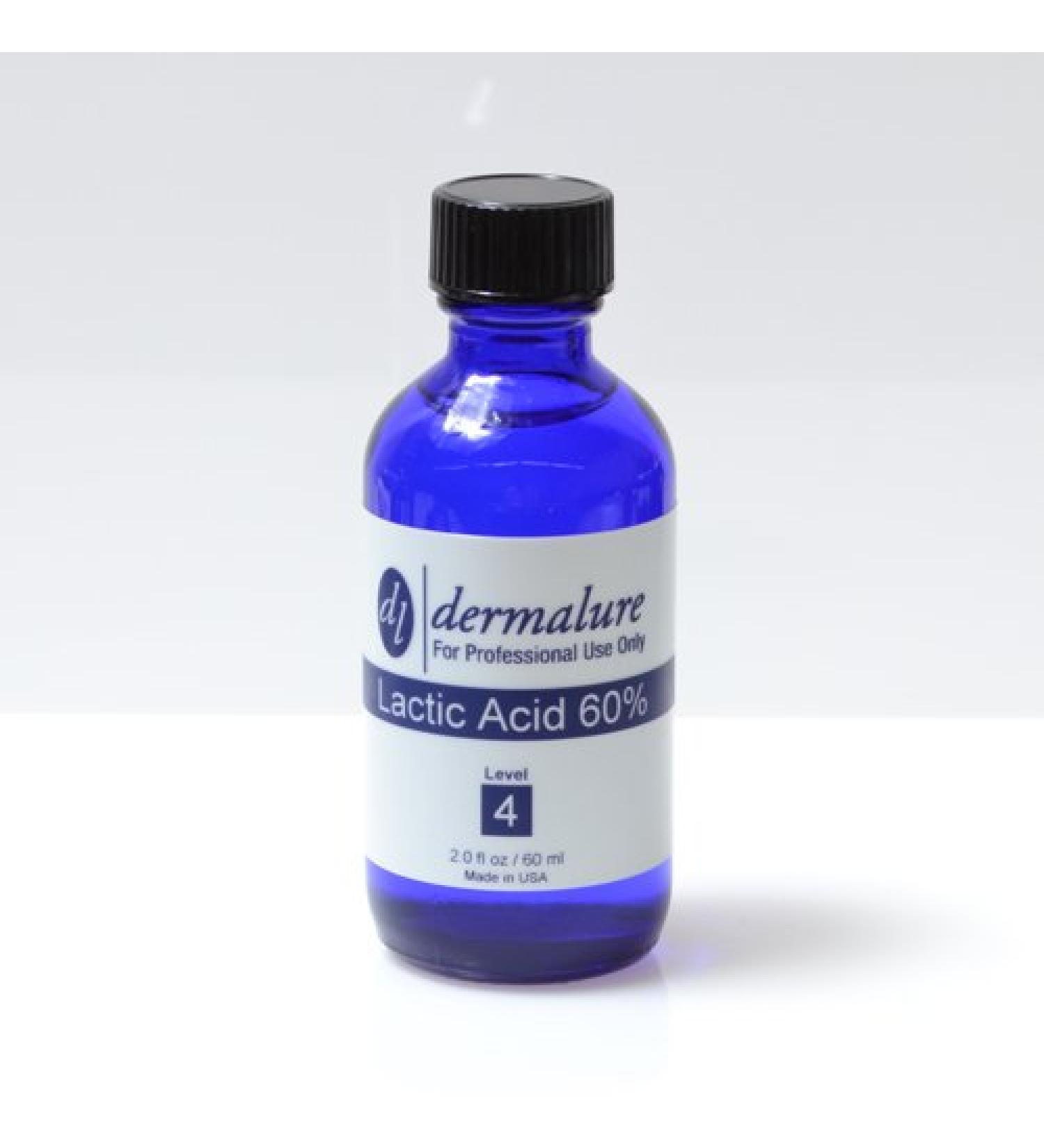 Lactic Acid Peel 60% Medical Grade 1oz. 30ml (Level 4 pH 0.6)