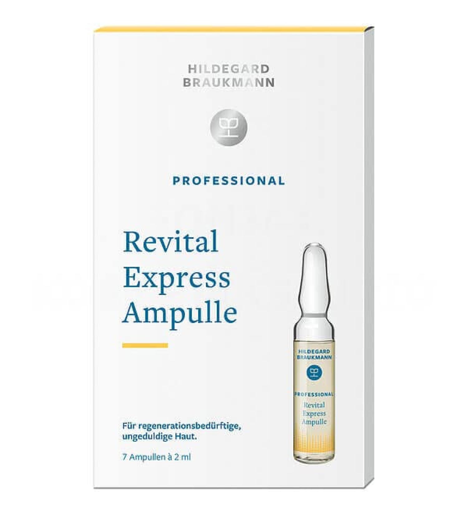 Hildegard Braukmann Professional Revital Express Ampoule 7 x 2 ml glass ampoule + 1 ampoule opener