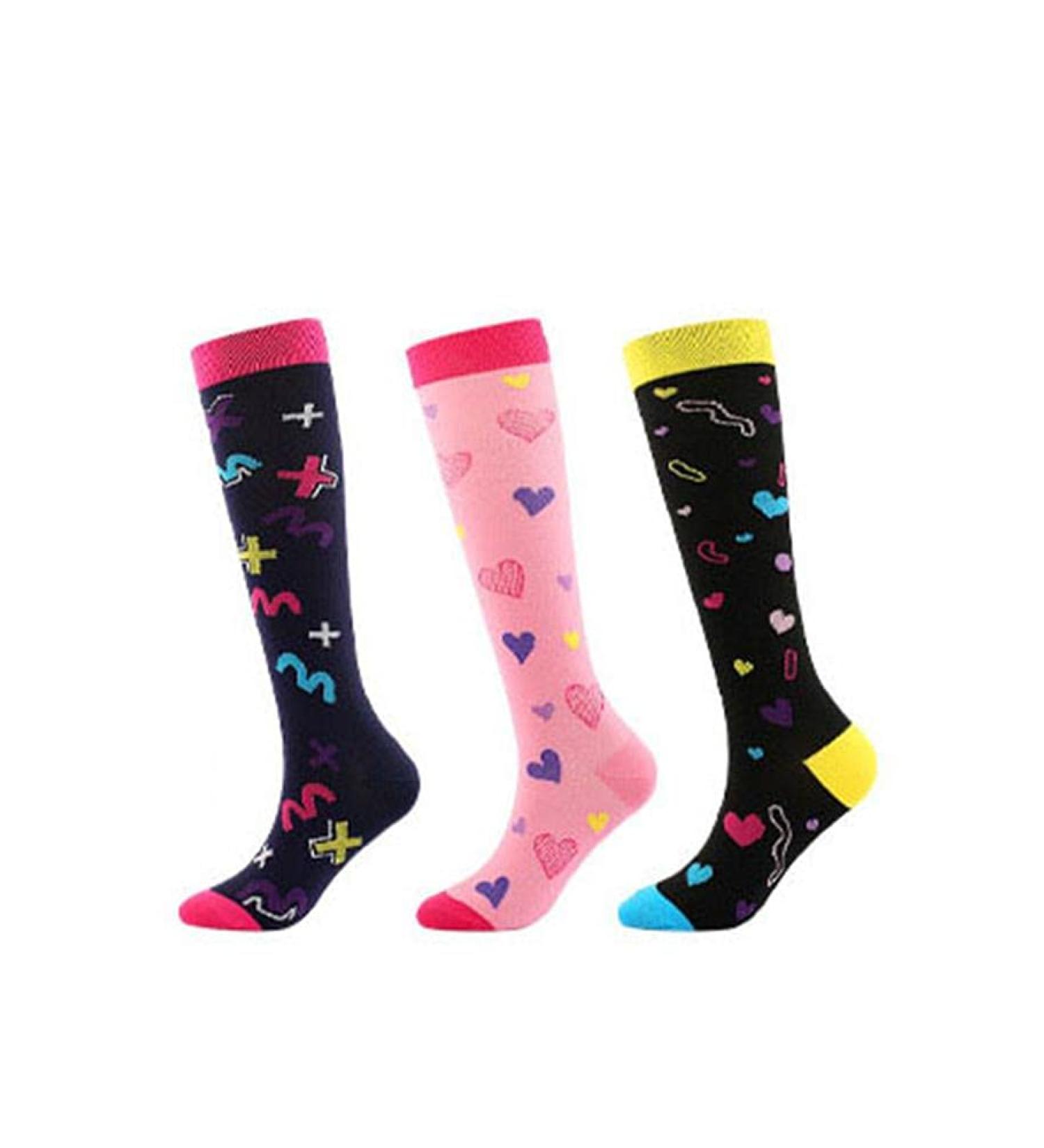 Jilibaba Compression Socks for Women & Men - Knee High Support Socks for Winter Sports Running Fitness & Travel - Buy Online on GoSupps.com