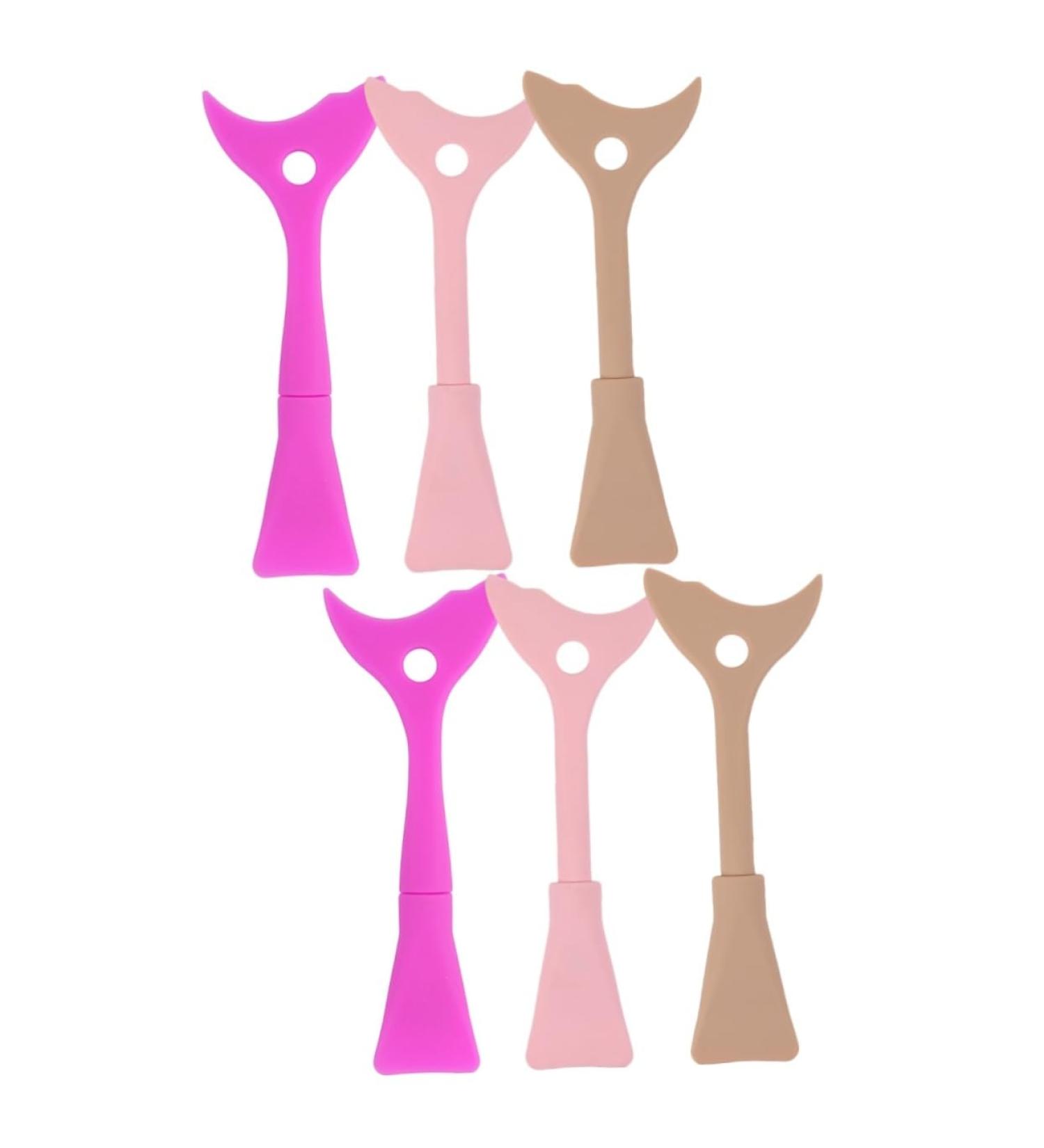 FRCOLOR 6 Pcs Eyeliner Eyeshadow Baffle Eyelash Tool Mascara Comb Silicone Eyeliner Shield Protection Miss - Buy Online on GoSupps.com