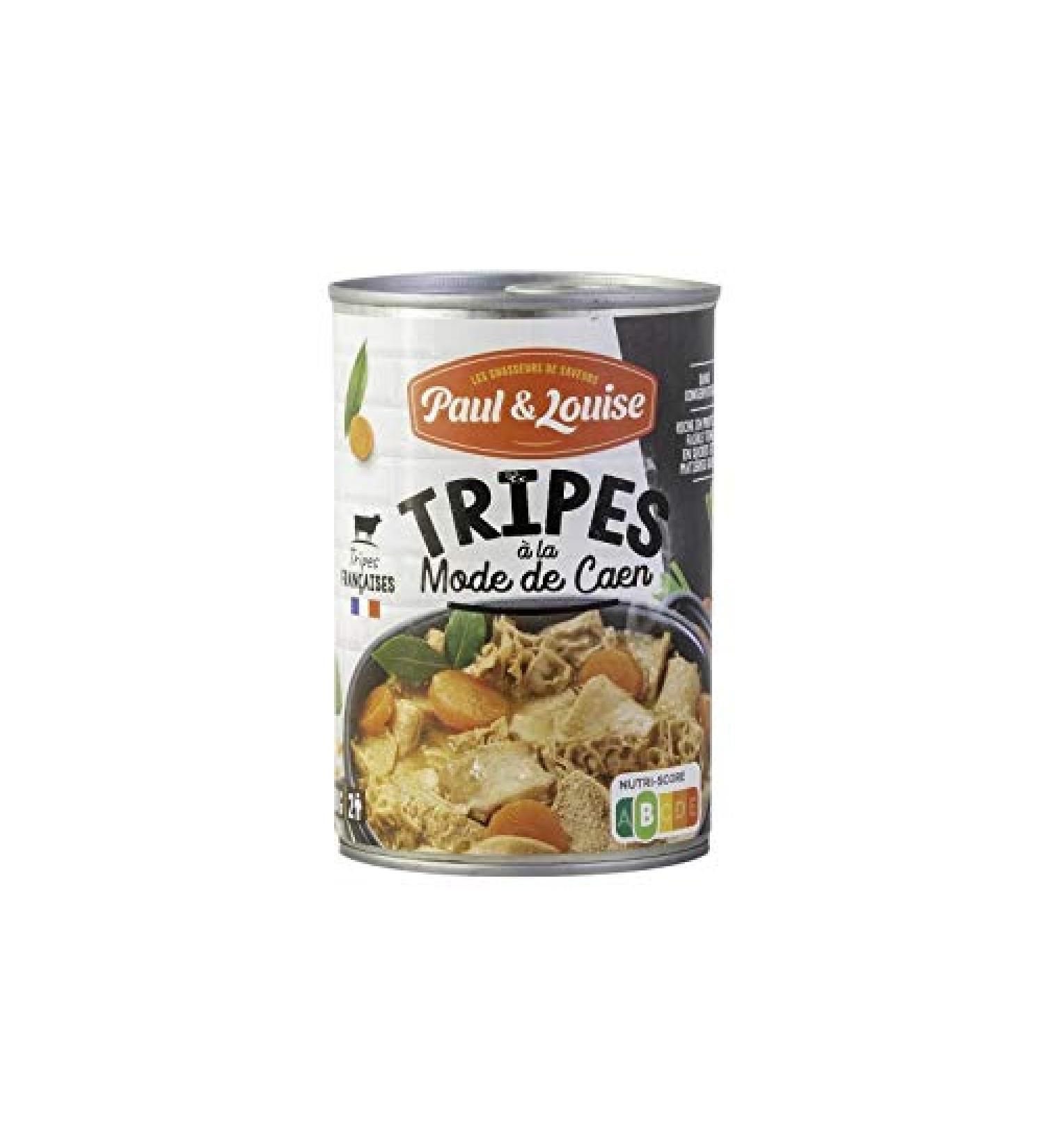 PAUL & LOUISE | Paul & Louise Tripe à la Mode De Caen 1/2 Traditional Recipe 400G | Pack of (3) | free delivery