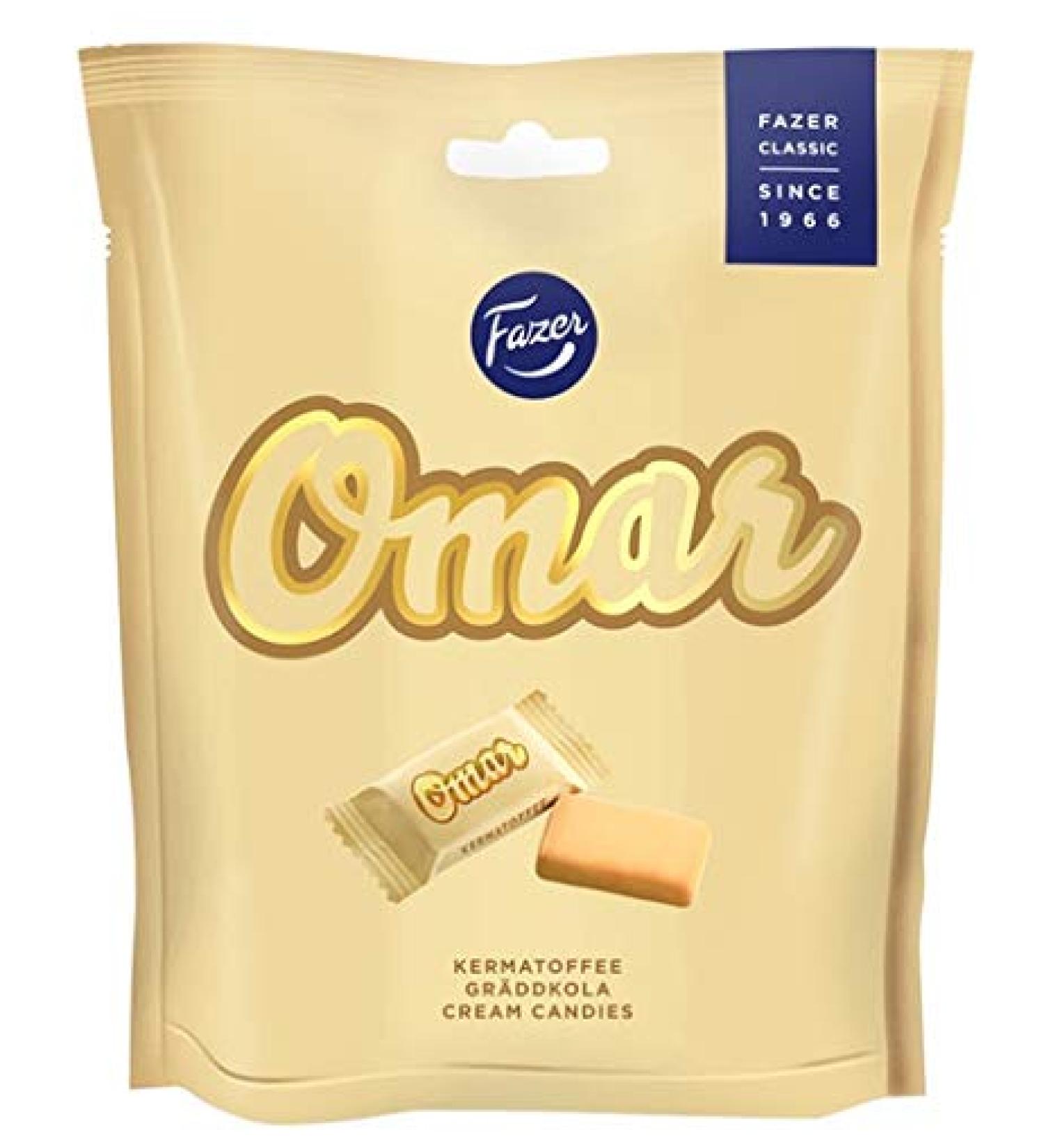 Fazer Make Omar Cream Lot of 10 bonbons 220 g