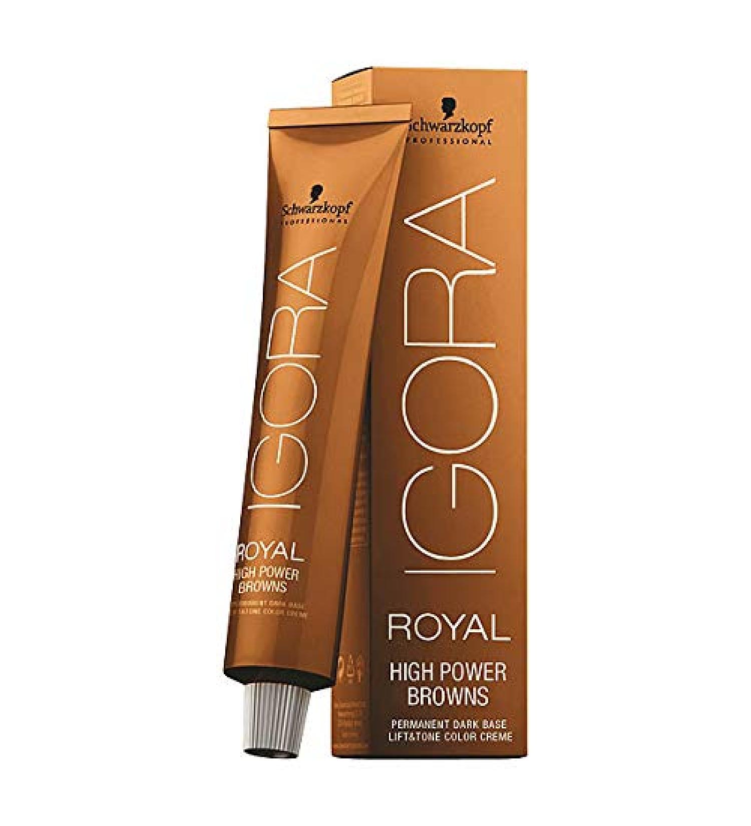 Schwarzkopf IGORA HIGH POWER BROWNS B-6 Brown Chocolate 60 ml B-6 Brown Chocolate 60 ml (1 pack)