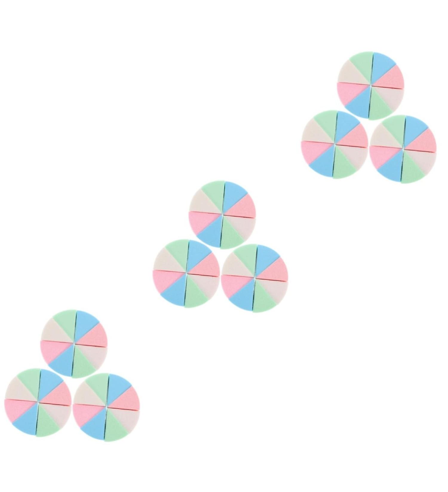 minkissy 9 Sets Triangular Sponge Puff Makeup Sponge Emulsion Girl Wedge Shape - Buy Online on GoSupps.com