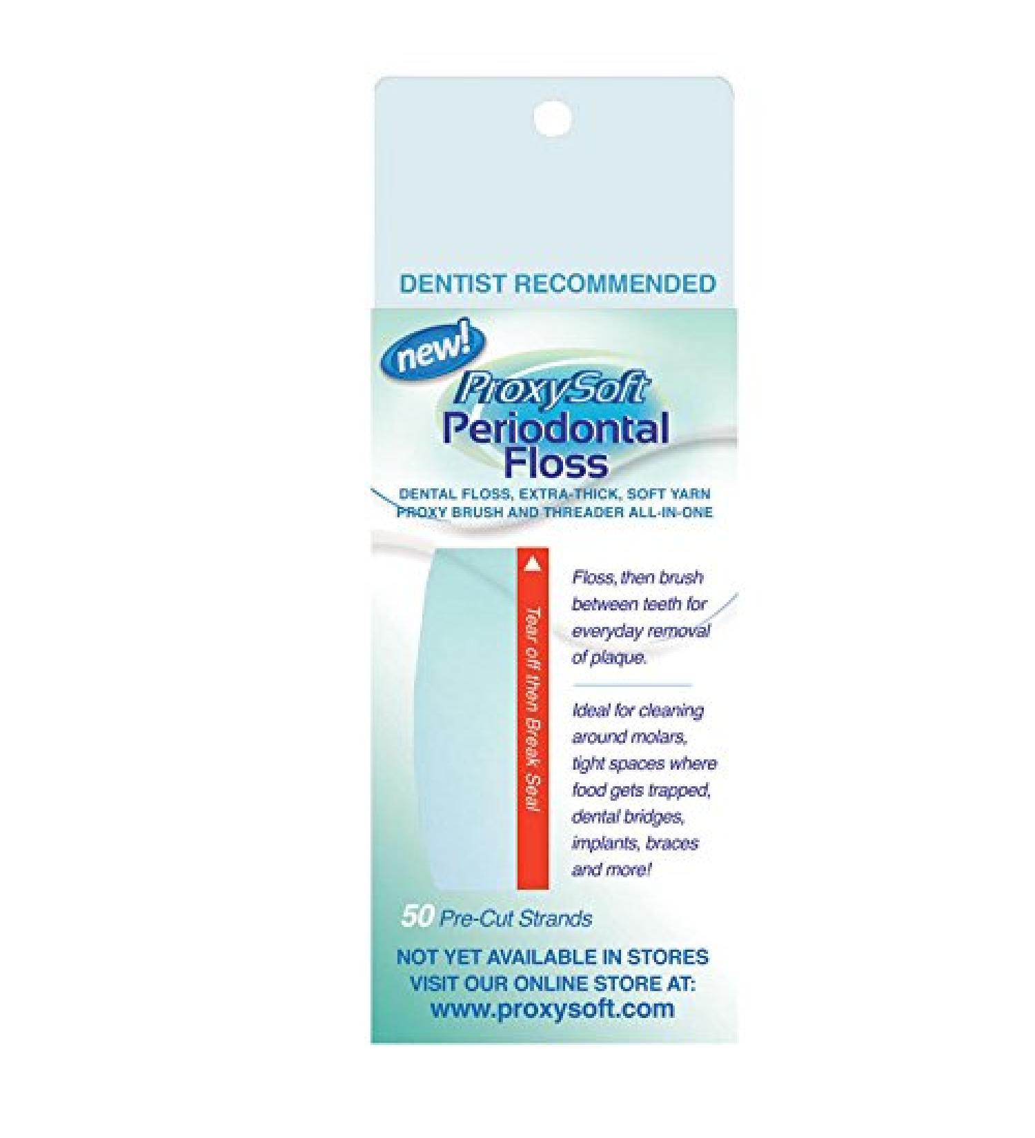 Thornton Proxysoft Periodontal Floss Dental Floss 50 Pack