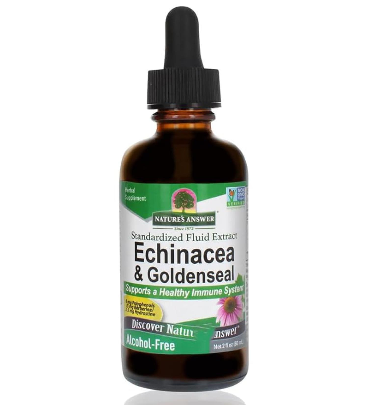  Nordic Omegas Natural's Answer Exinecia Goldenseal - 1k mg - 60 ml - Buy Online on GoSupps.com