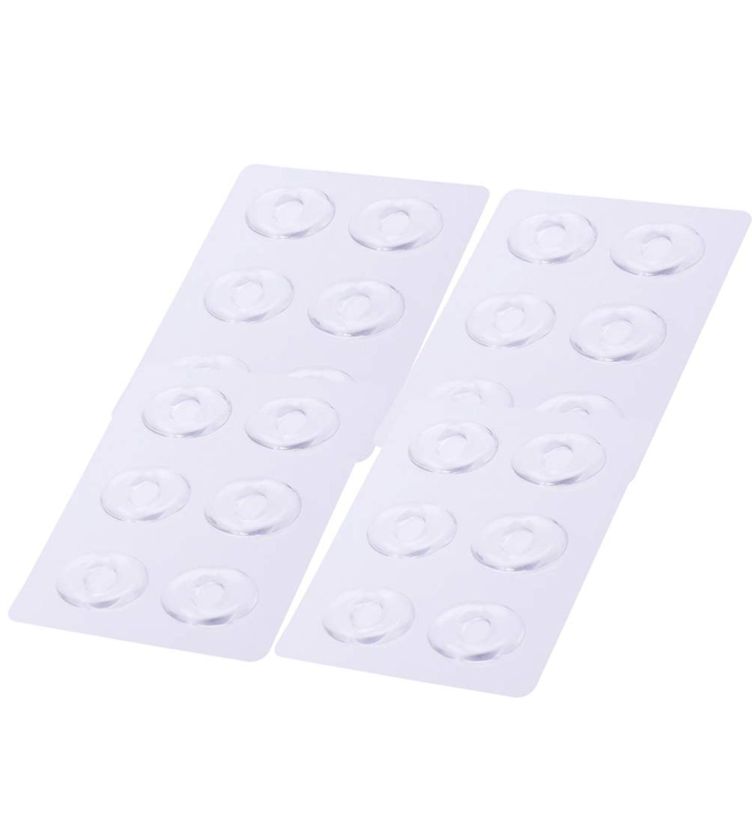 Healifty 24pcs Clear Silicone Callus Pads - Corn & Callus Remover Cushions for Feet & Toes - Buy Online on GoSupps.com