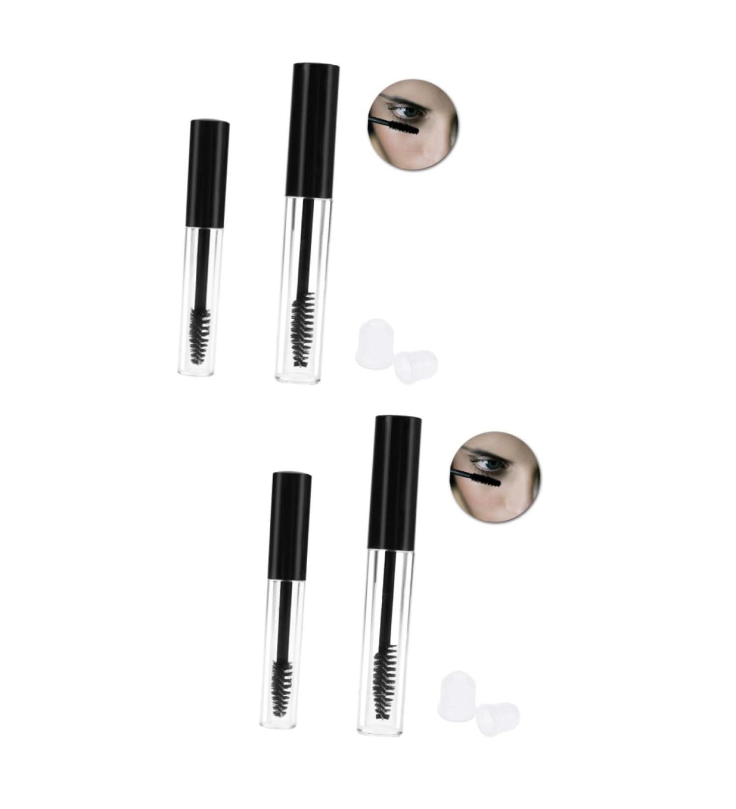 HAPINARY 4 Pcs Empty Eyelashes Bottle Clear Mascara oil Tubes for Eyelash Clear Eyelash Mascara - Buy Online on GoSupps.com