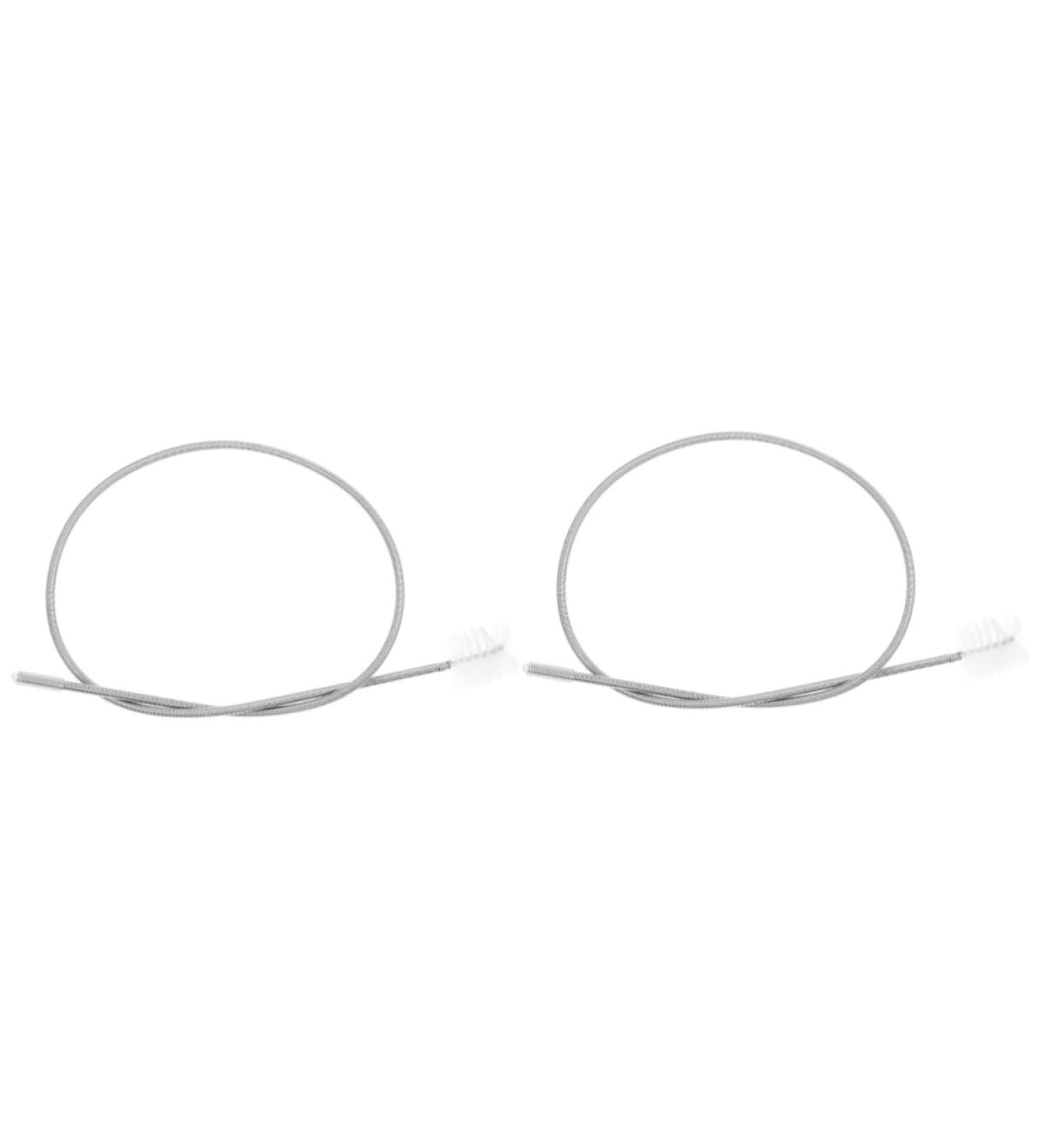 Healifty 2pcs Hose Brush Straw Cleaner Brush Drainage Cleaner Brush Tube Hose Cleaning Brush Flexible Spring Silverx2pcs 60X0.2X0.2CMx2pcs - Buy Online on GoSupps.com