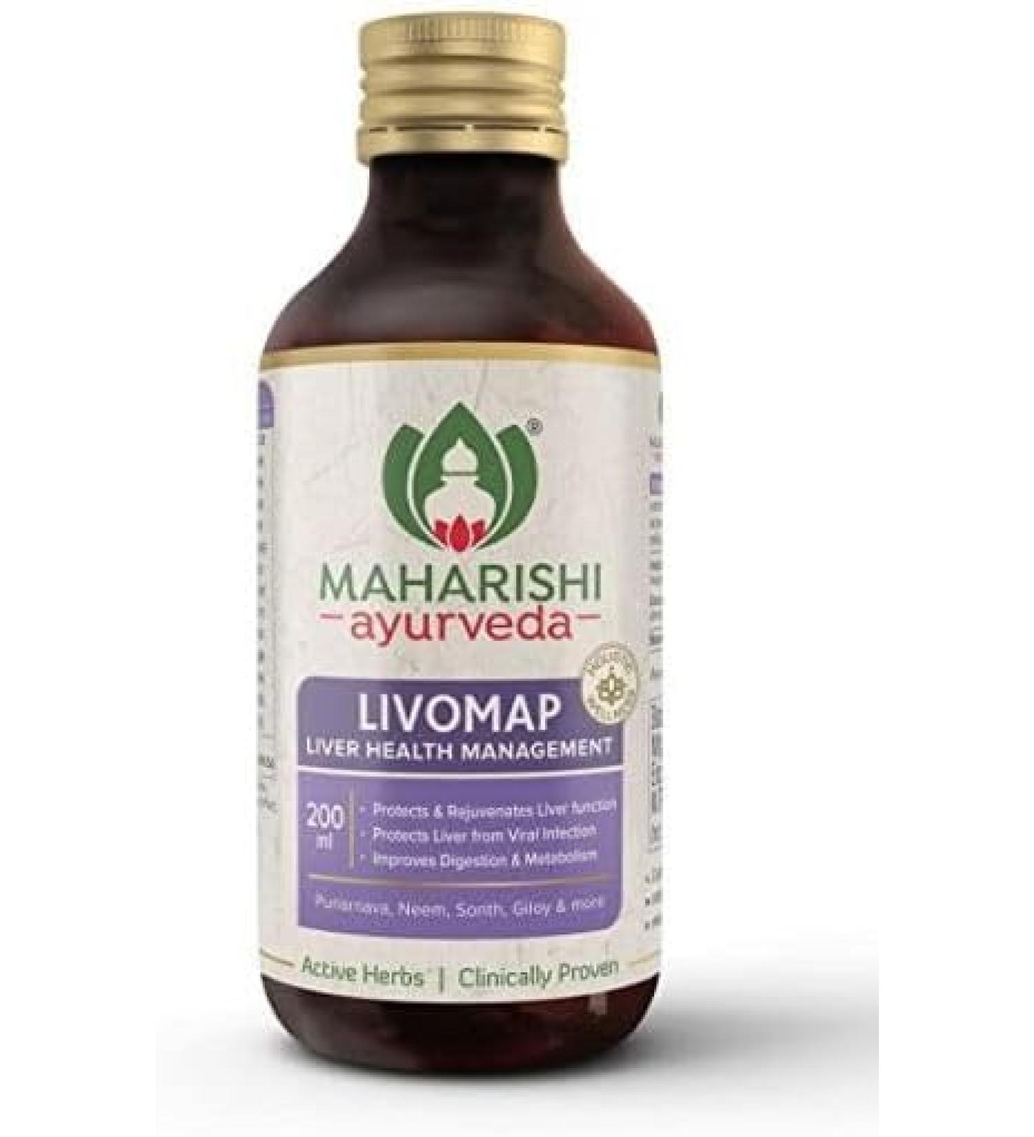 REVA Livomap Syrup Protects and rejuvenates liver function Made with active herbs Clinically tested 200ml - Buy Online on GoSupps.com
