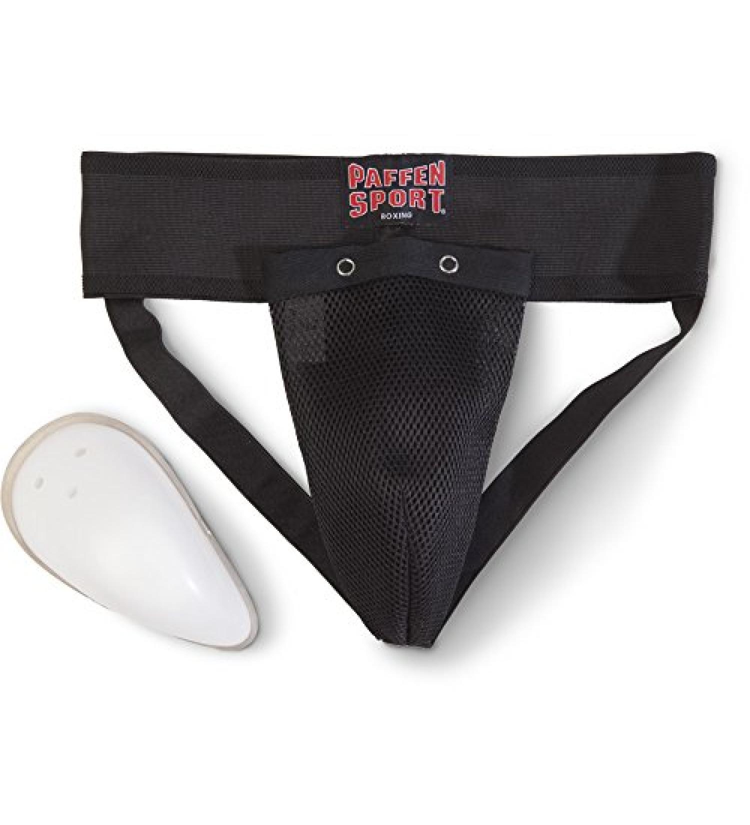 Paffen Sport Allround groin guard for sparring and competition in martial arts Black XL