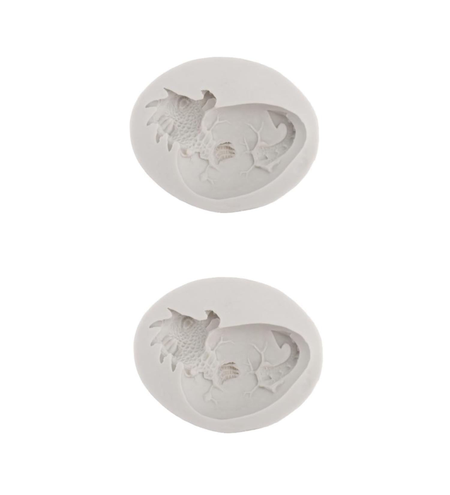 Tofficu 2pcs Silicone Soap Mold Easter Egg Mould Easter Soap Mold Easter Mousse Dragon Candy Mold Easter Fondant Dragon Egg Candy Clay Mold Silicone Molds Chocolate Mould White Cake Crayon - Buy Online on GoSupps.com