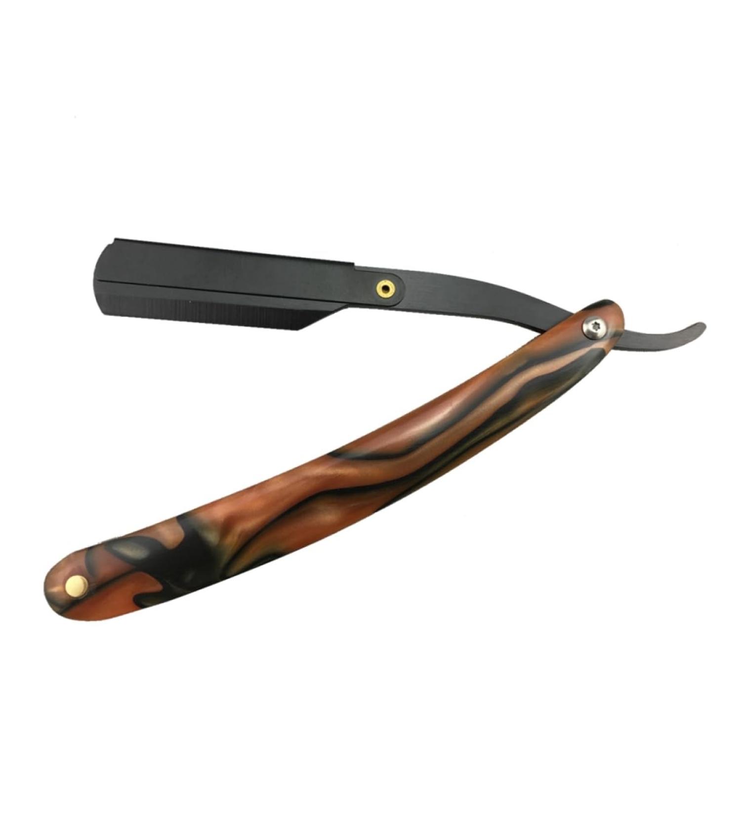 Minkissy Manual Razor Metal Shaver | Safe Bamboo Cutlery Holder for Men | Premium Hairy Knife - Buy Online on GoSupps.com